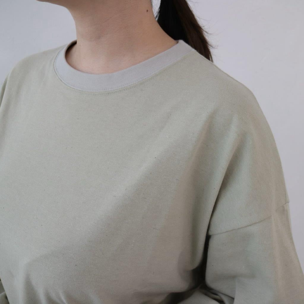 YARRA 　ECO天竺ワイドプルオーバー　YR-1461-279