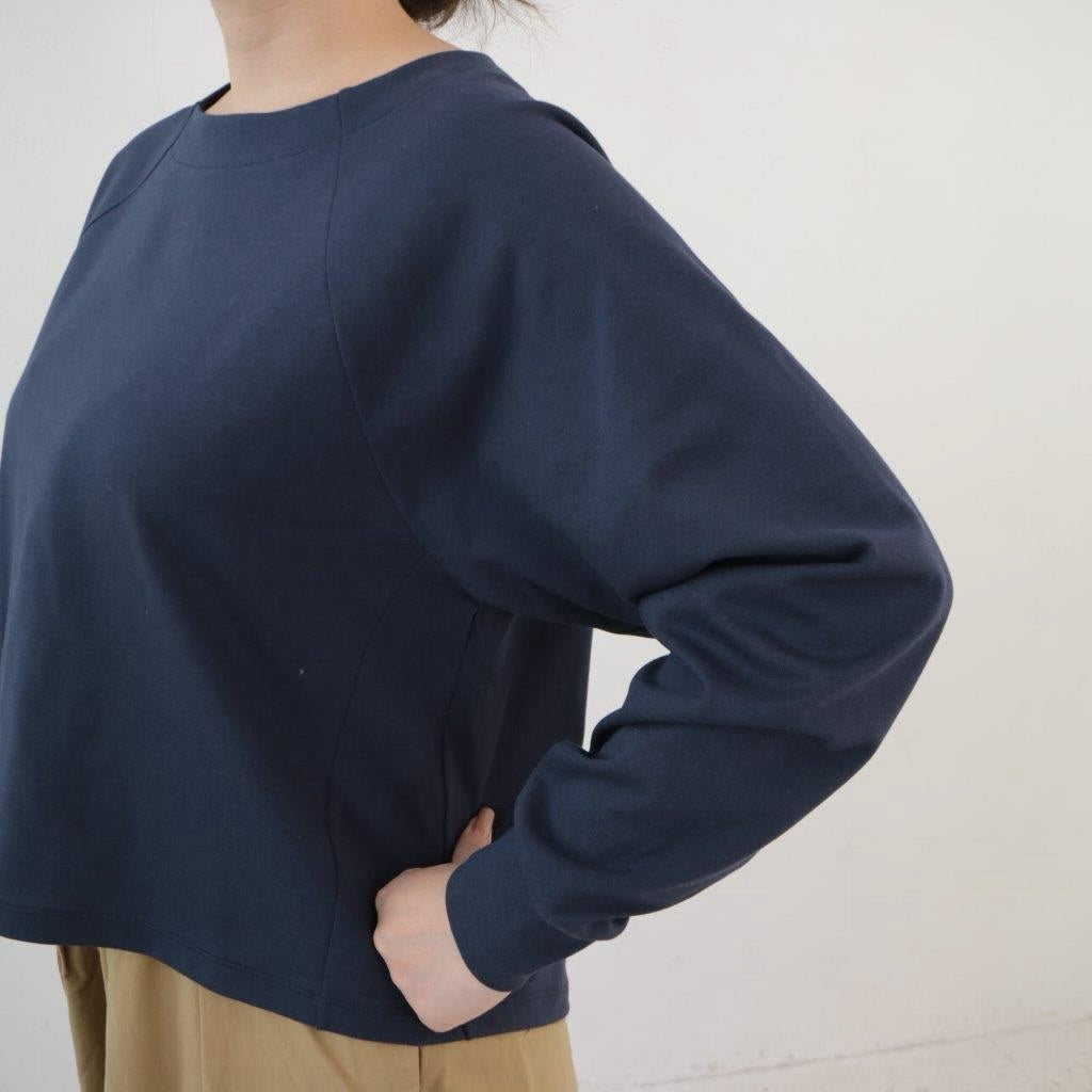 YARRA 　デラヴェ天竺ラグランプルオーバー　YR-1461-278