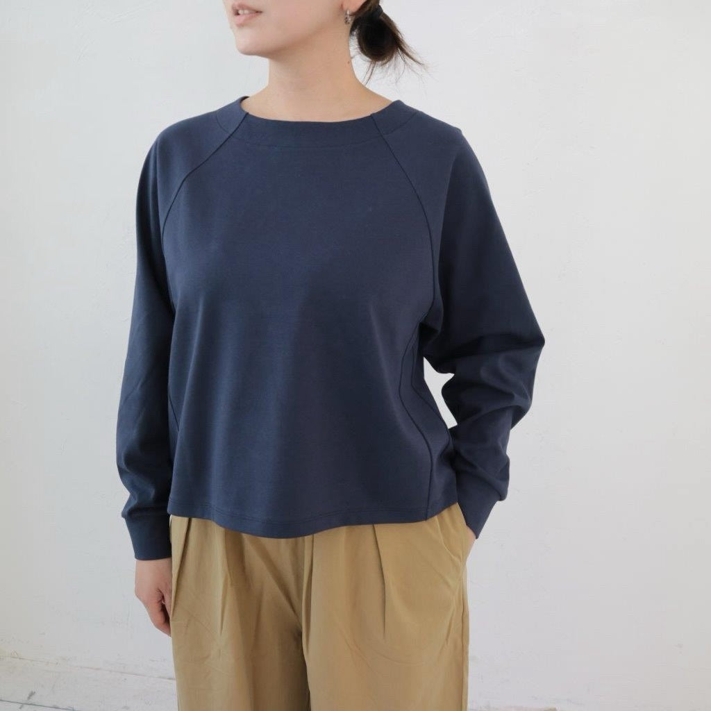 YARRA 　デラヴェ天竺ラグランプルオーバー　YR-1461-278