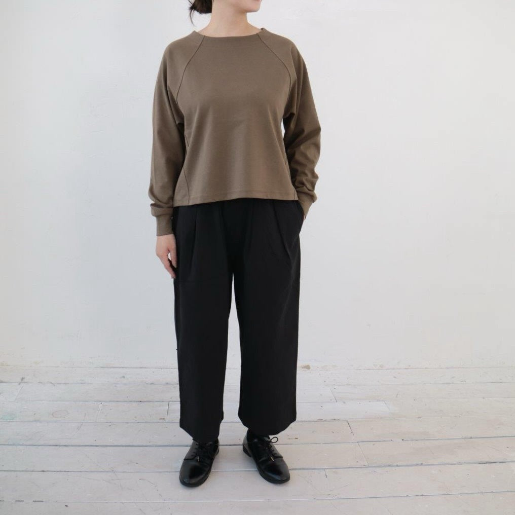 YARRA 　デラヴェ天竺ラグランプルオーバー　YR-1461-278