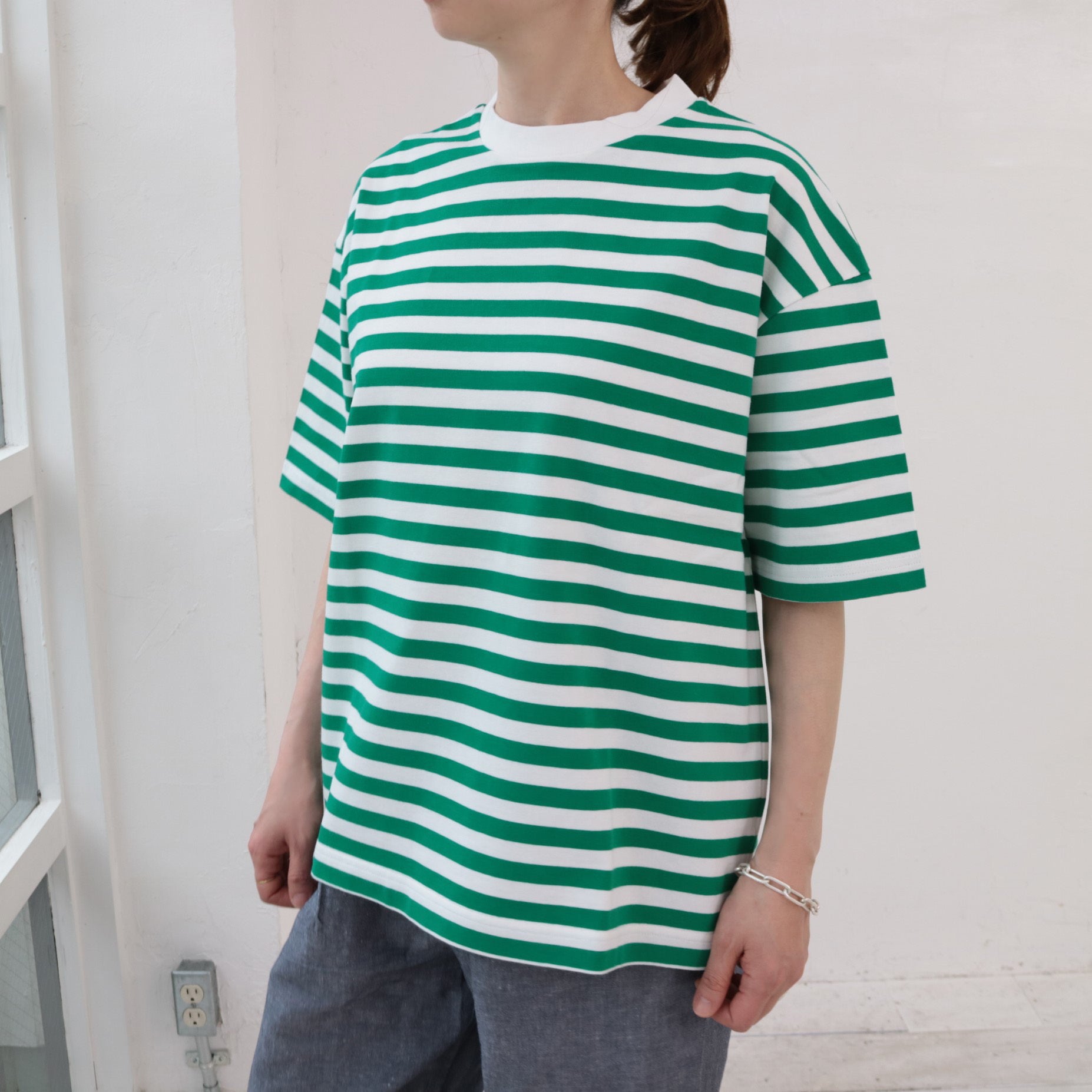 YARRA　ボックスシルエット半袖TEE　YR-1421-249