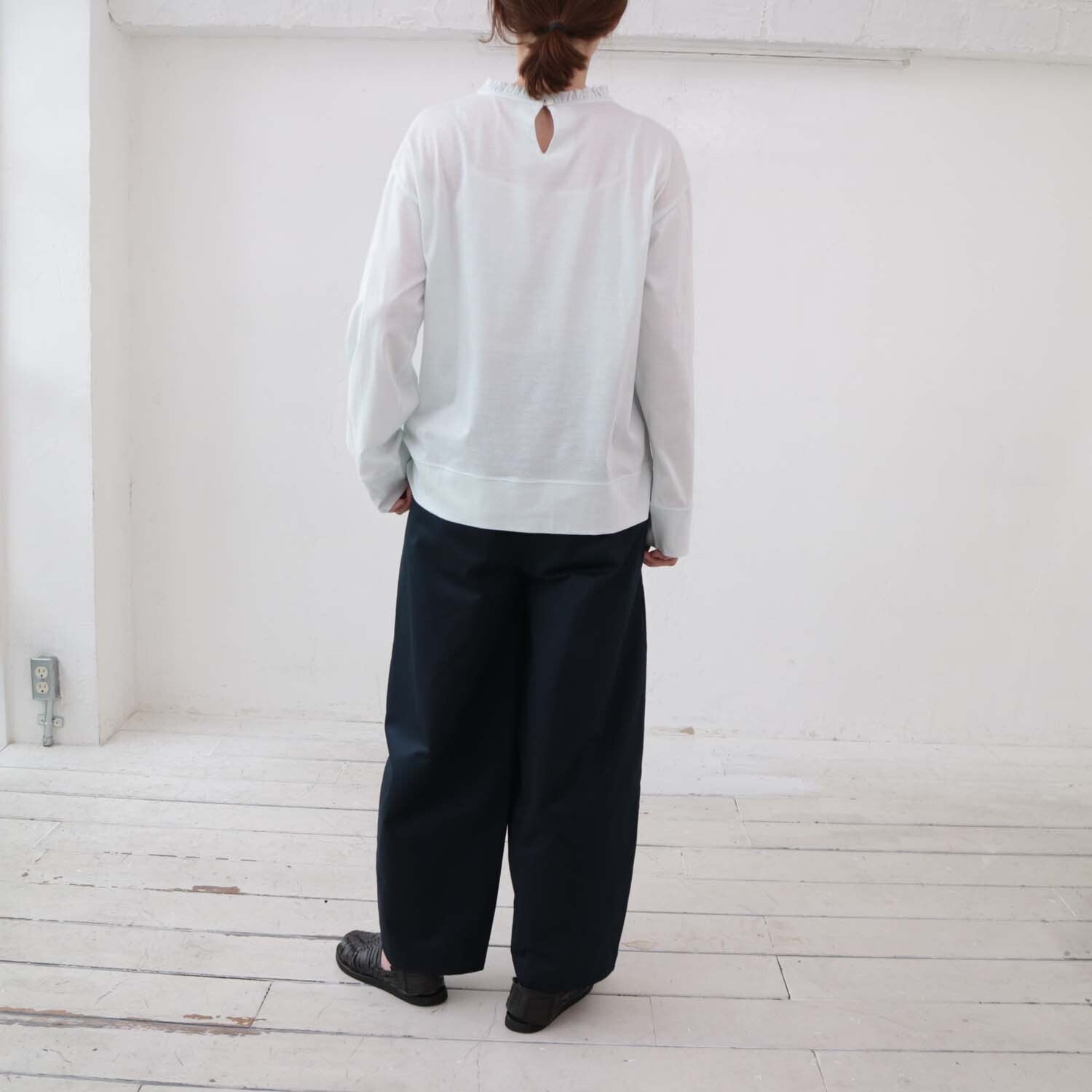 doux bleu　フリル襟カットソー　DB-2411-013