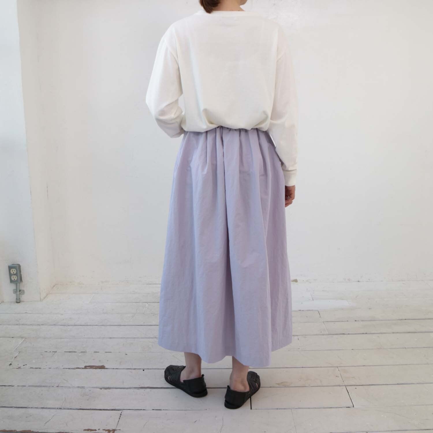 doux bleu　ナイロンフレアスカート　DB-2416-010