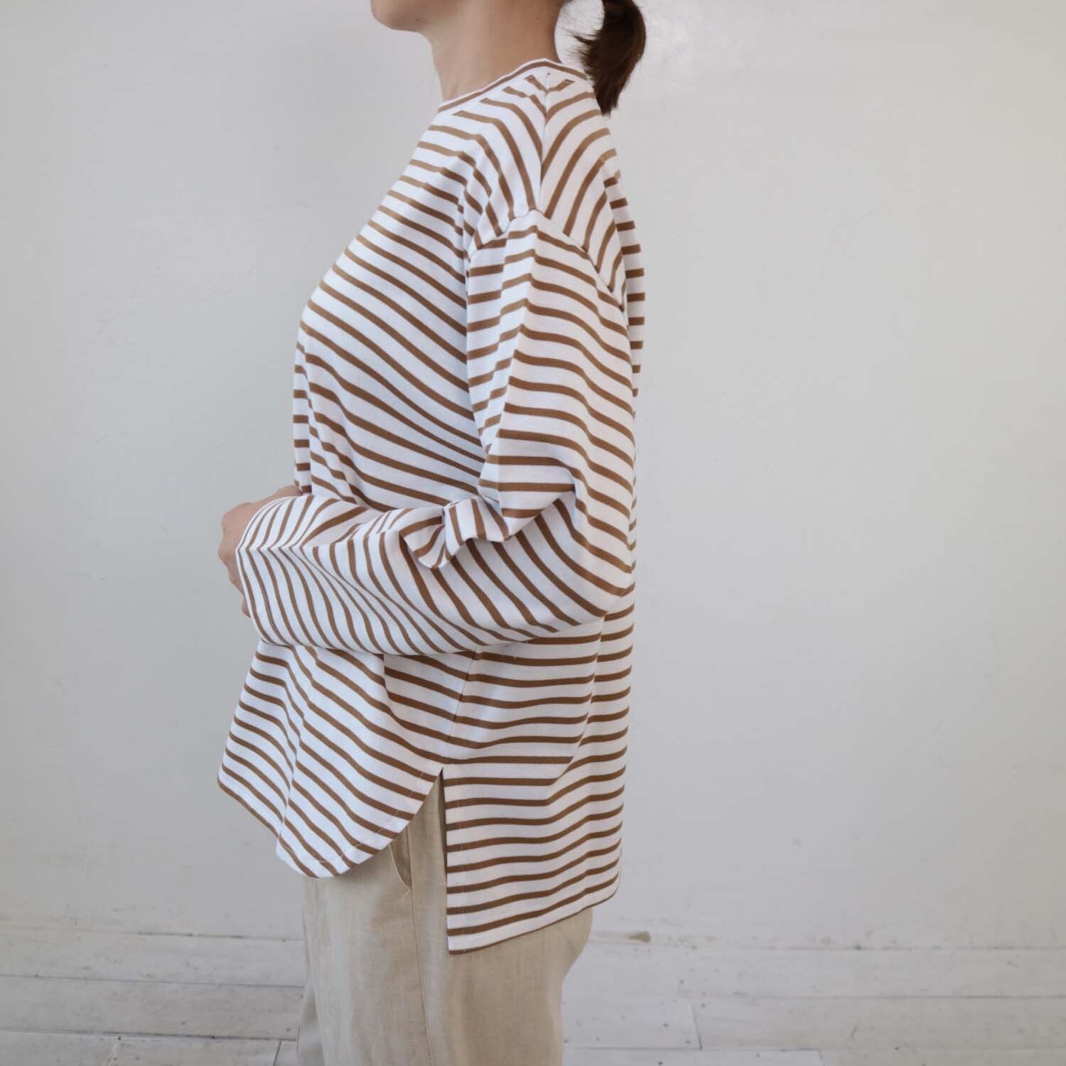 doux bleu　クルーネックバスクプルオーバー　DB-2411-005