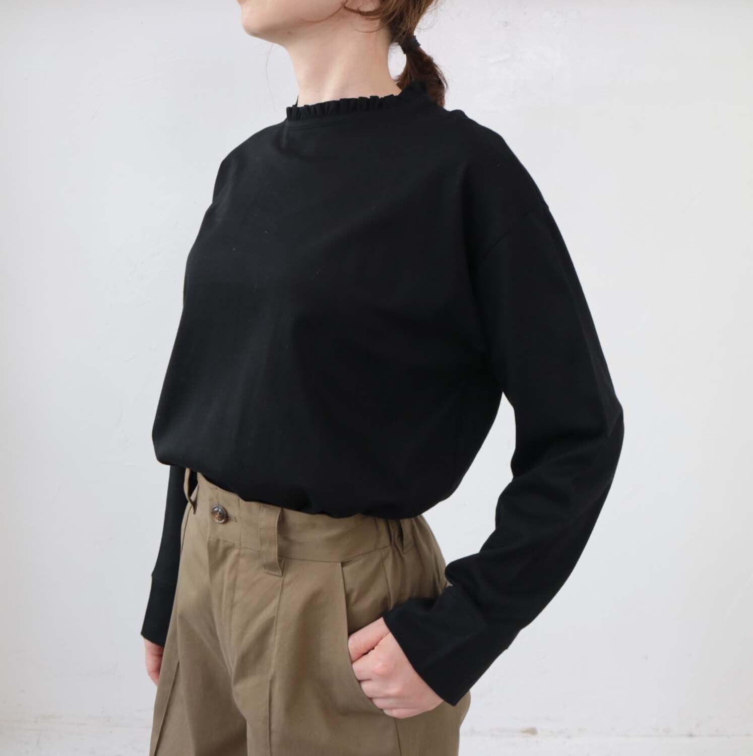 doux bleu　フリル襟カットソー　DB-2411-013