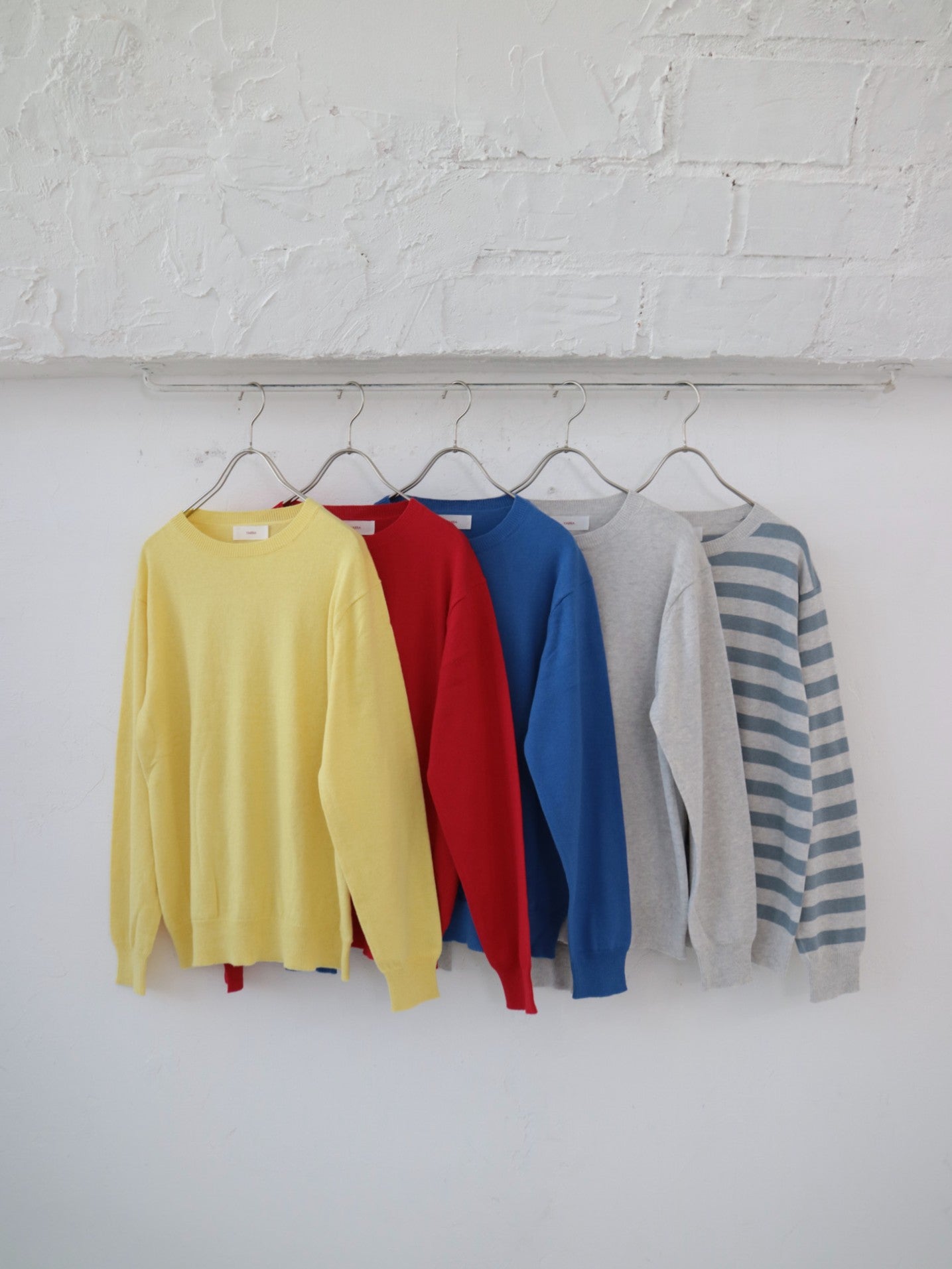 YARRA　コットンカシミヤニットプルオーバー　YR-1612-205