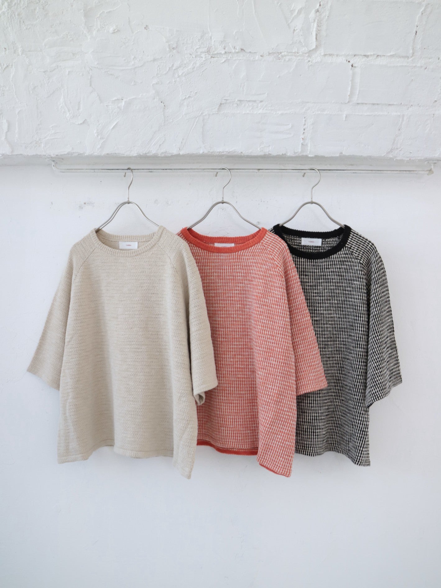 YARRA　柄編みニットプルオーバー　YR-1612-208