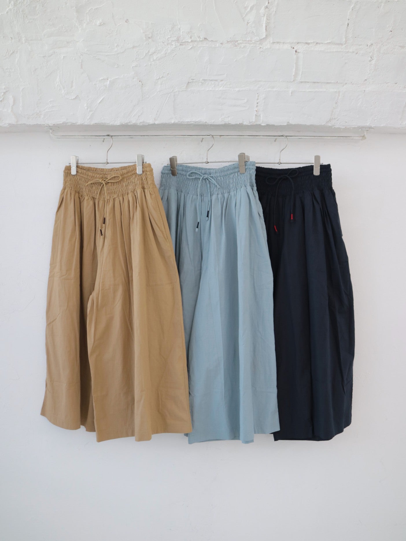 YARRA　INDIAポプリンガウチョパンツ　YR-1615-210