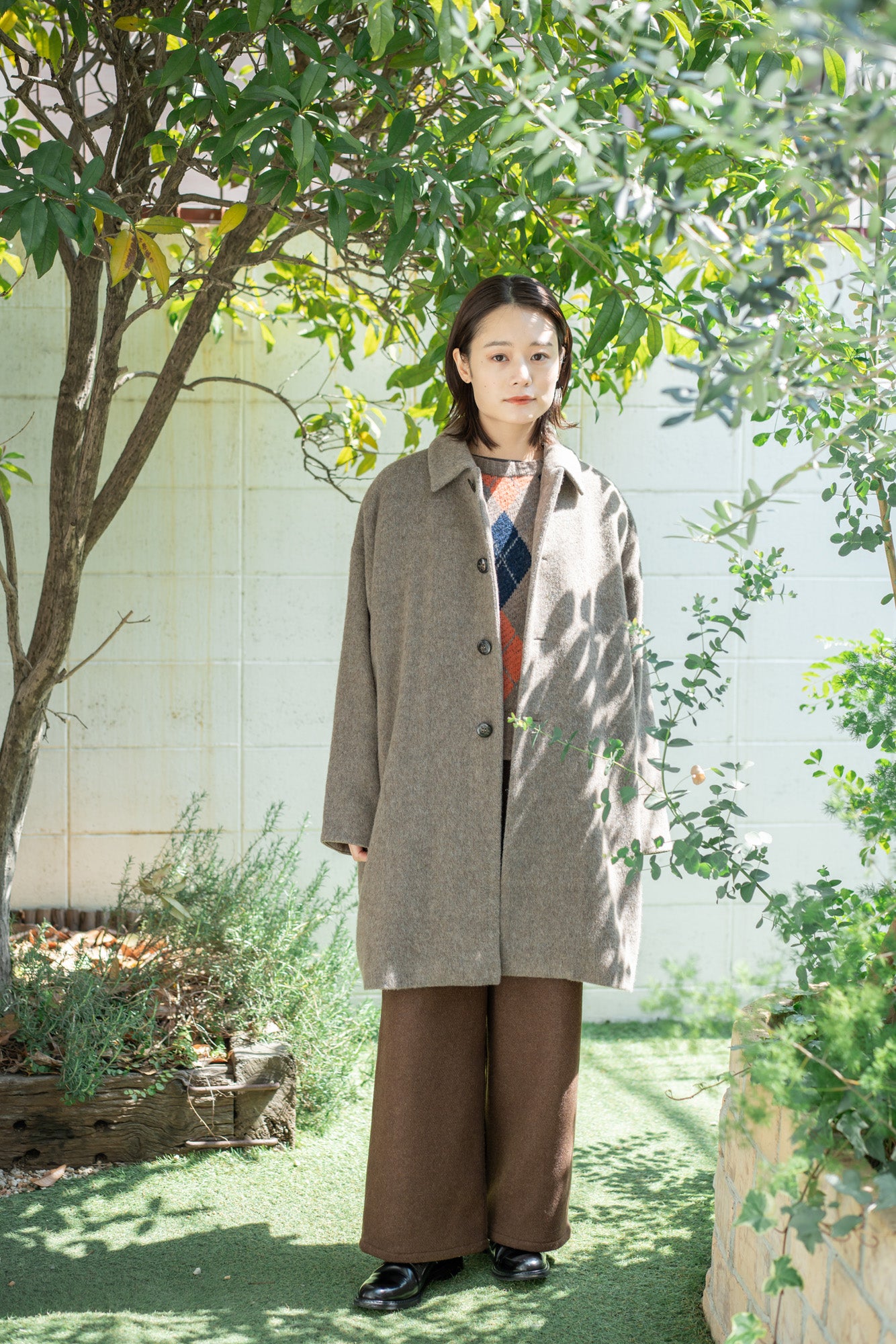 YARRA　エコウールミドル丈コート 正規通販】YARRA/ヤラ エコウールミドル丈コート | Vanilla