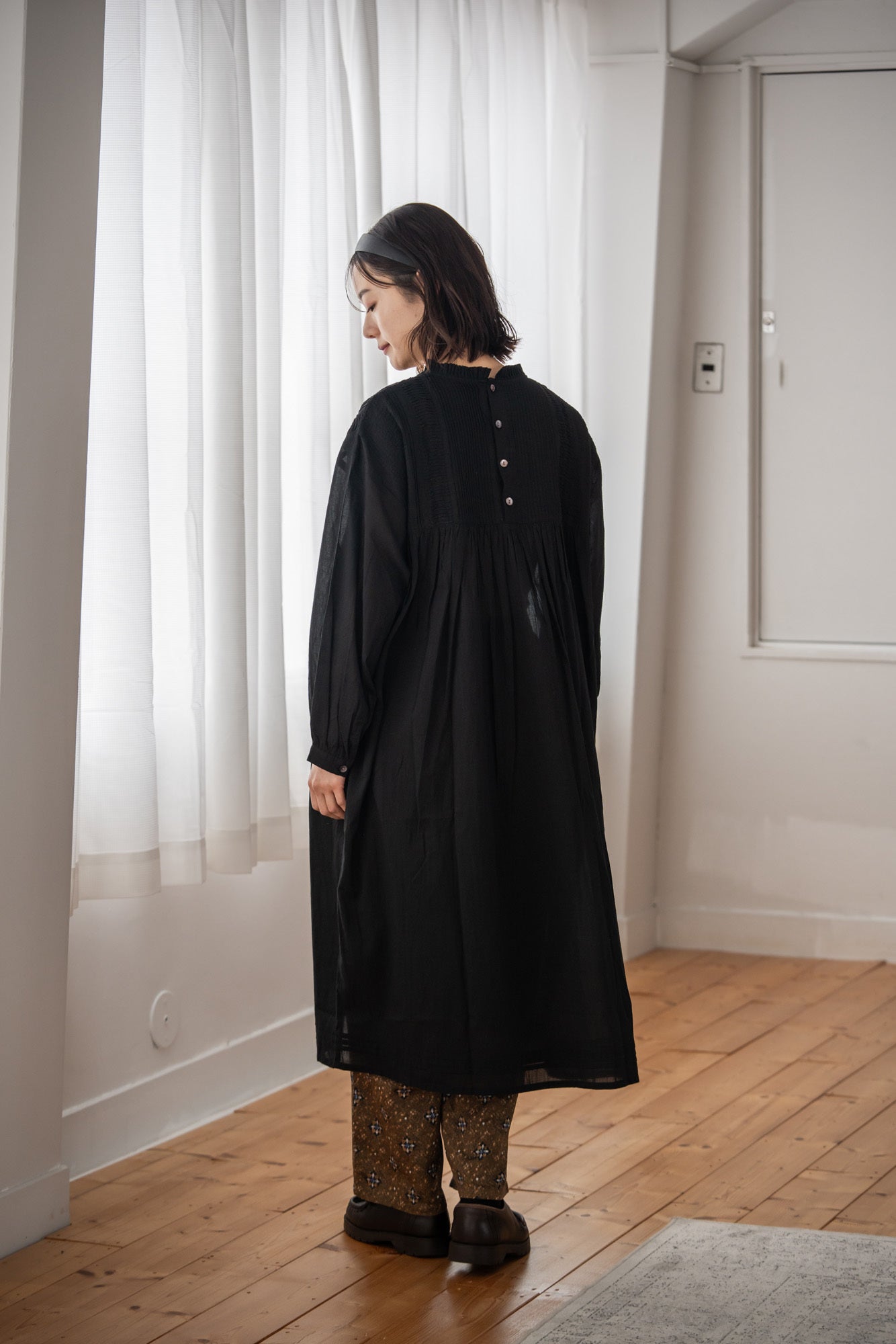 Prince フリル付きブラックウェアセット ショルダーリボン裾フリルワンピース | PICCIN (ピッチン) 公式通販