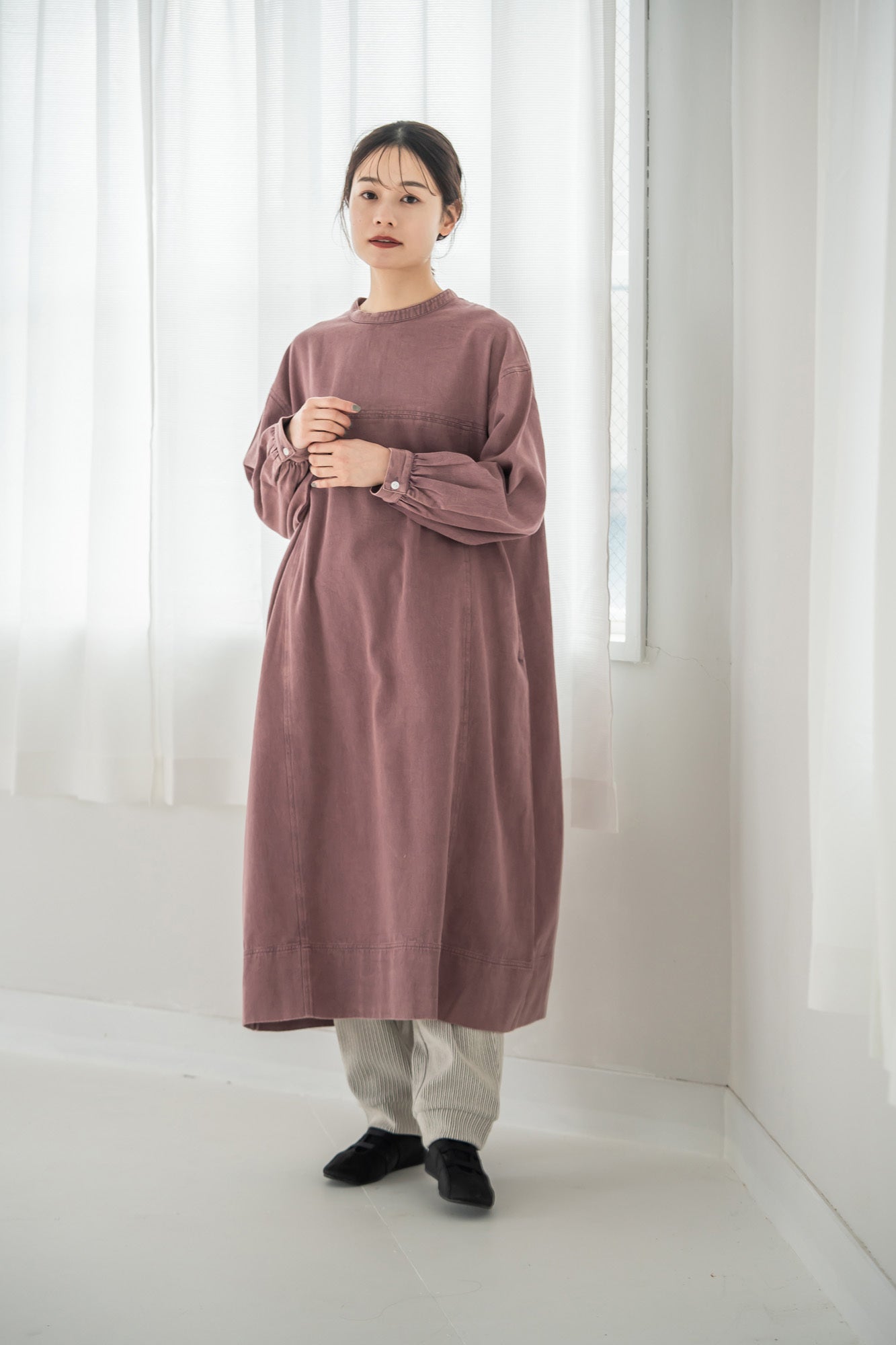 YARRA INDIAエンザイム2WAY切替ワンピース YR-1544-234