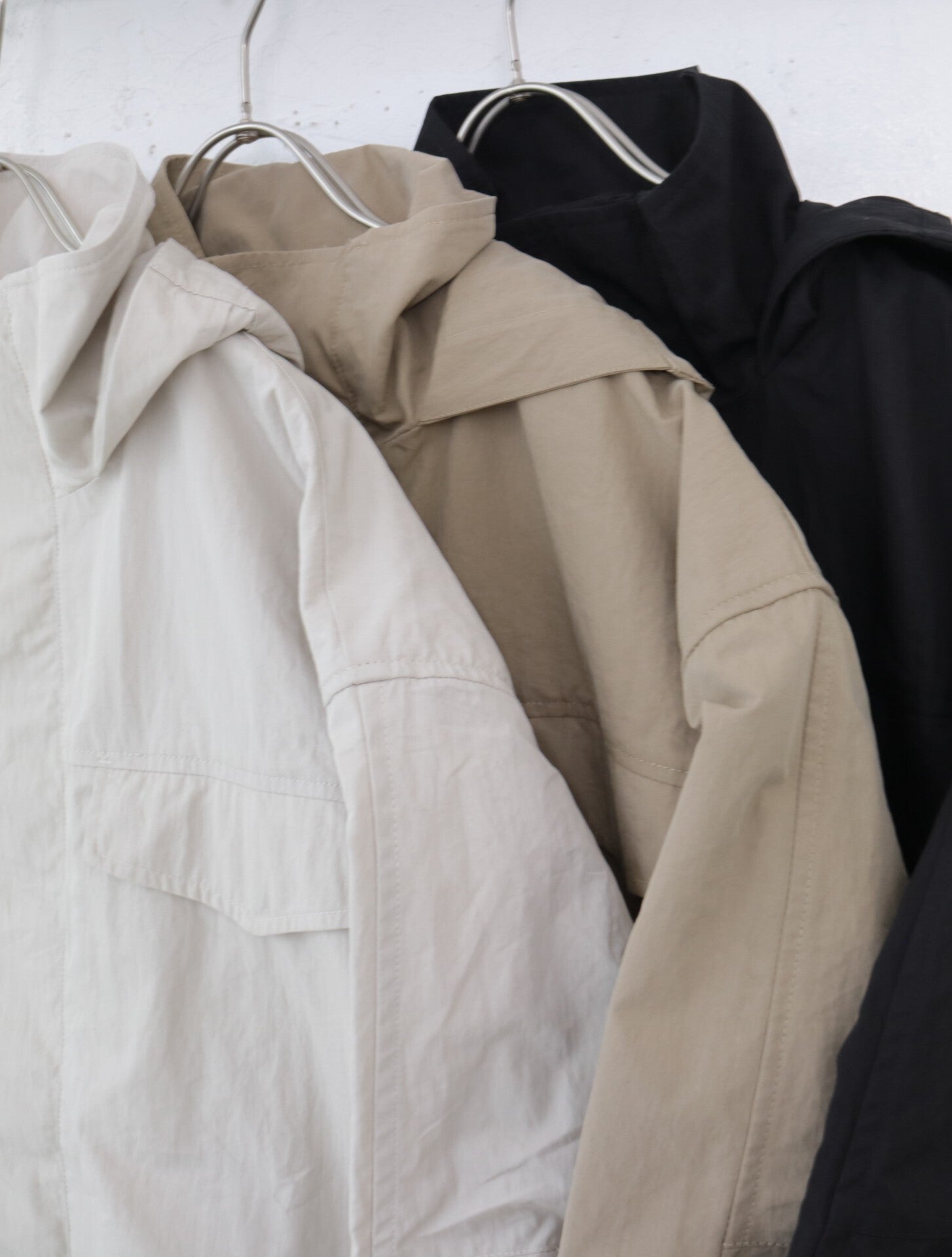 YARRA NEU　C/NYフード付ミドルブルゾン　NU-5547-413