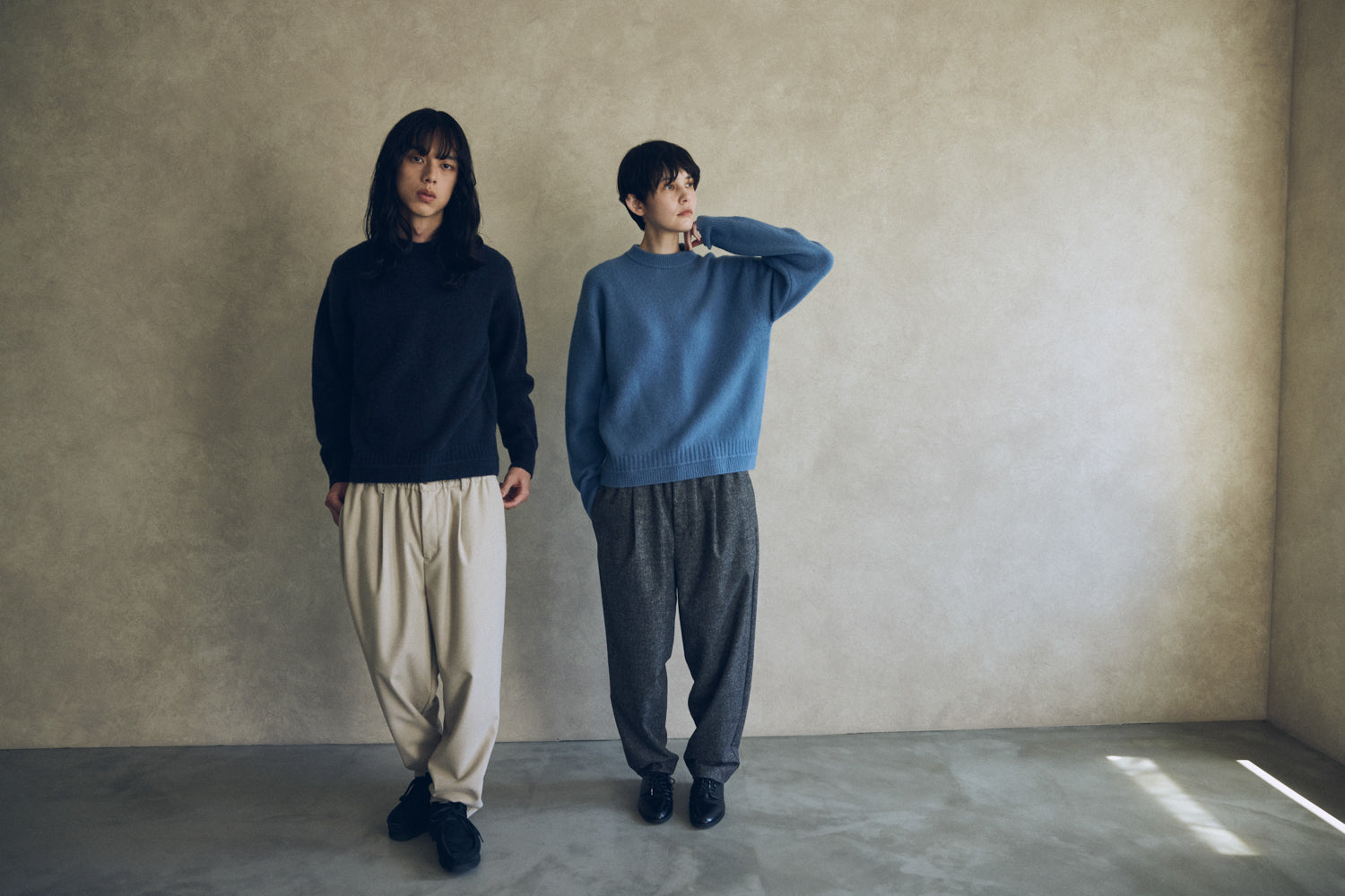 新品タグ付き　ヨリ　マニッシュレイヤーニット 新品タグ付きヨリマニッシュレイヤーニット