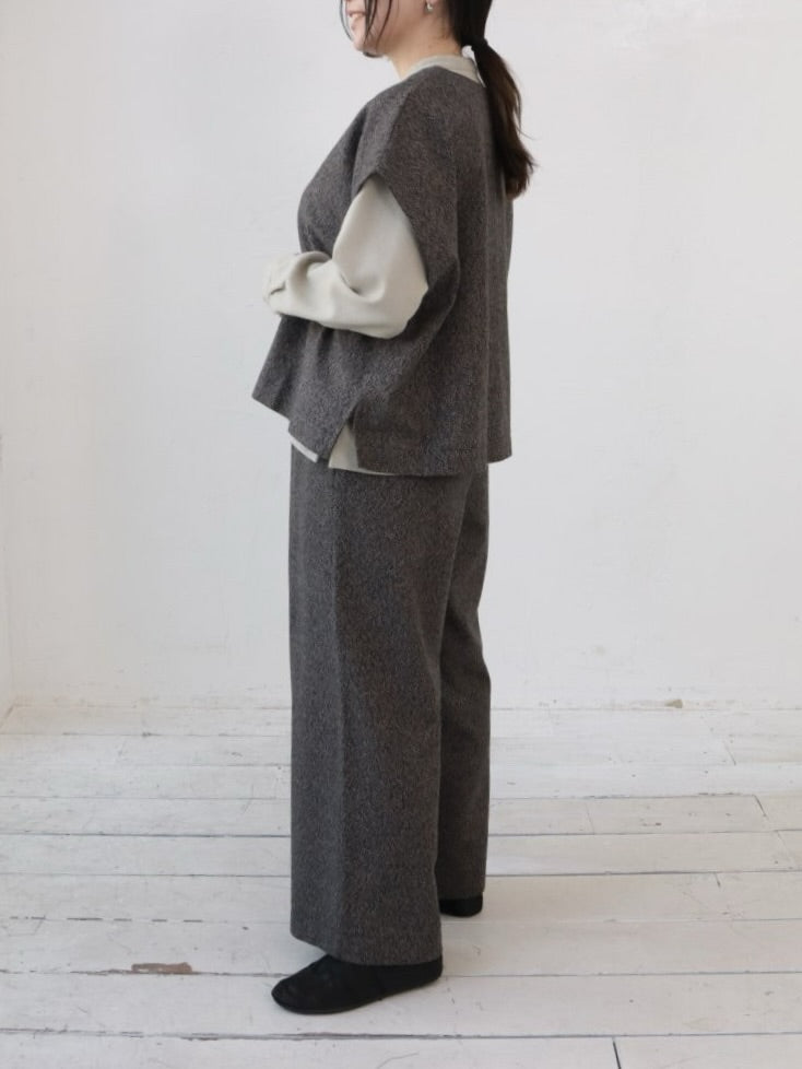 YARRA　三つ杢ツイルストレートパンツ　YR-1555-252