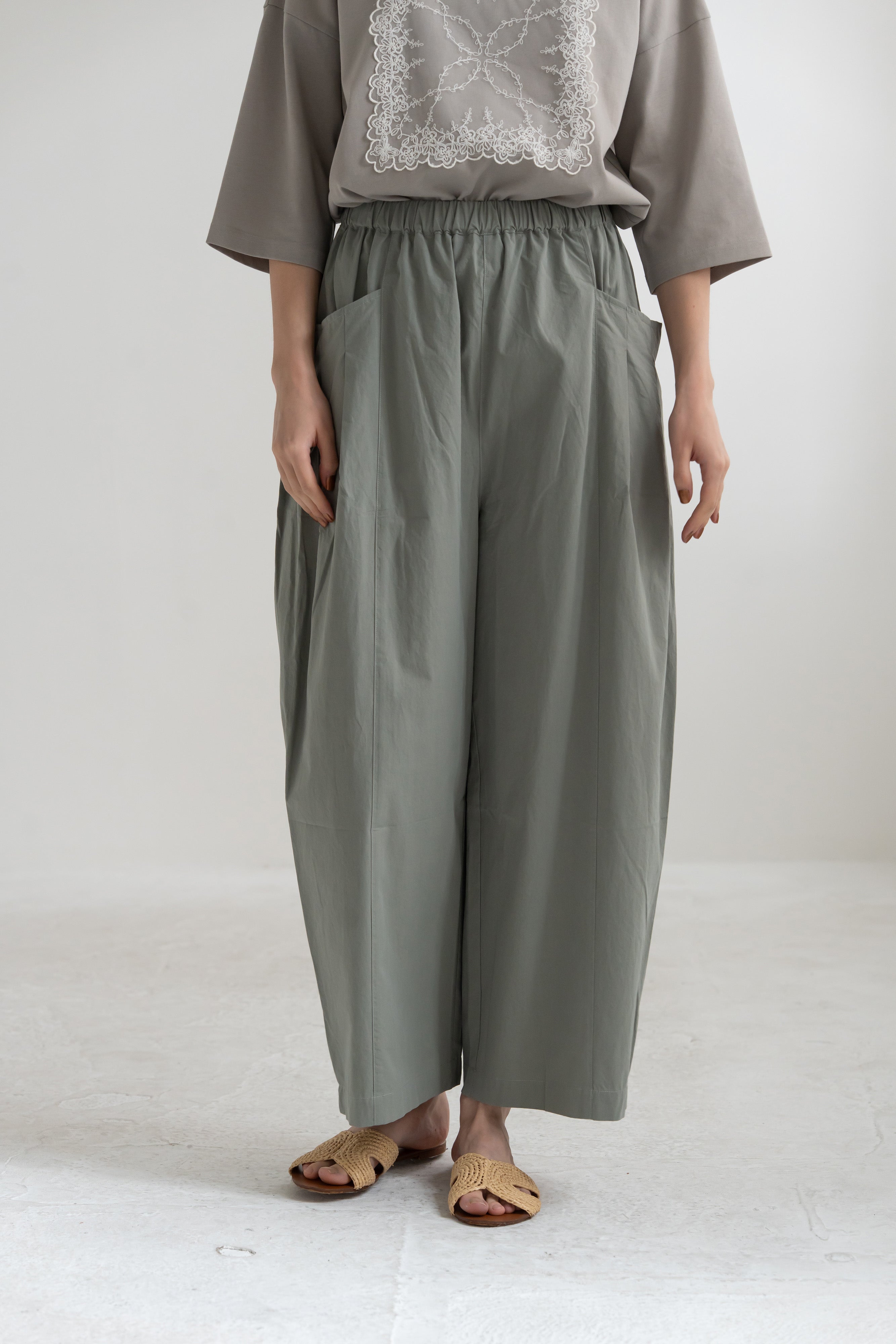 YARRA コンパクトツイルタックパンツ YR-1645-205