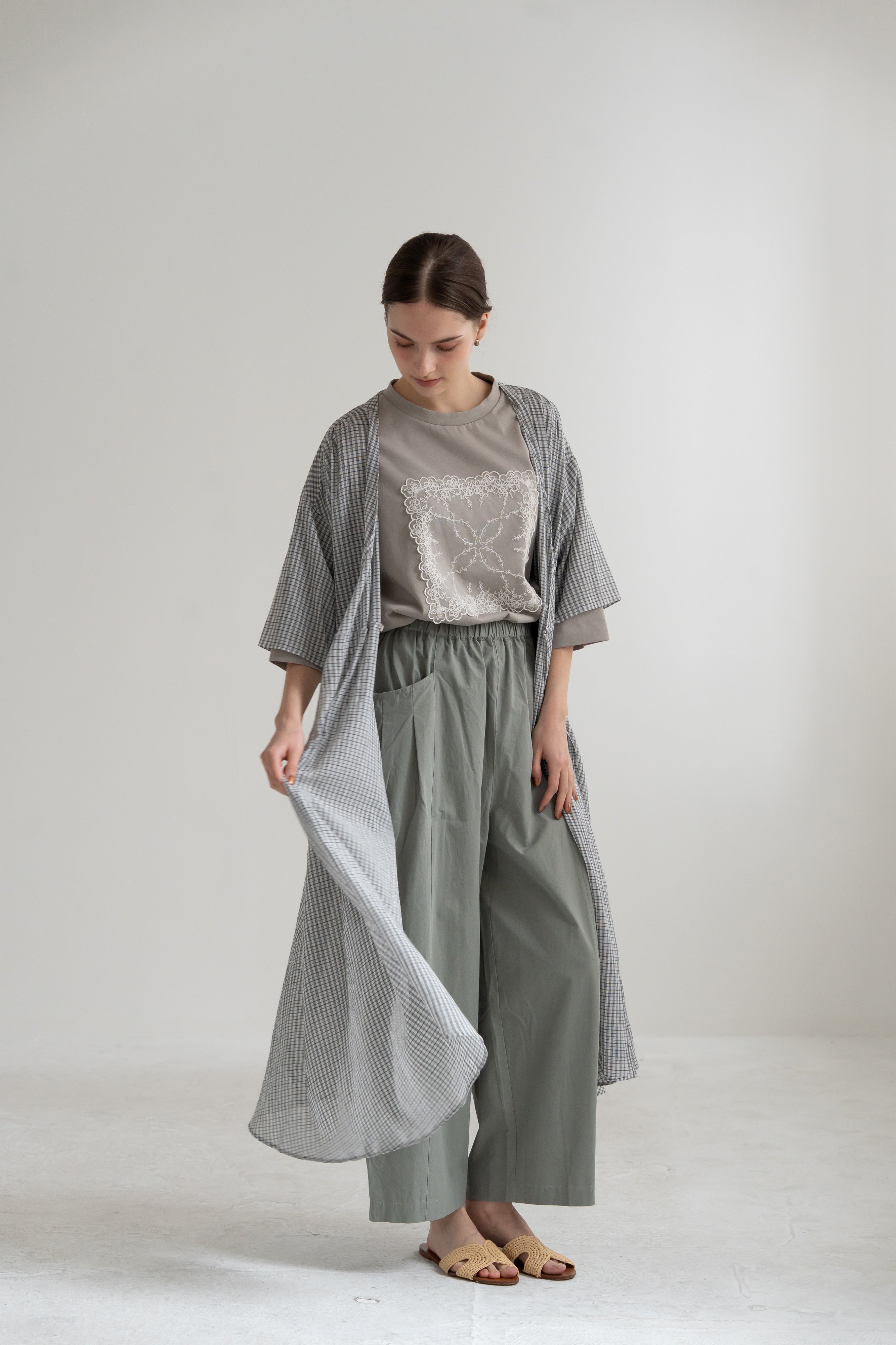 YARRA　シングルガーゼカシュクールワンピース　YR-1644-203