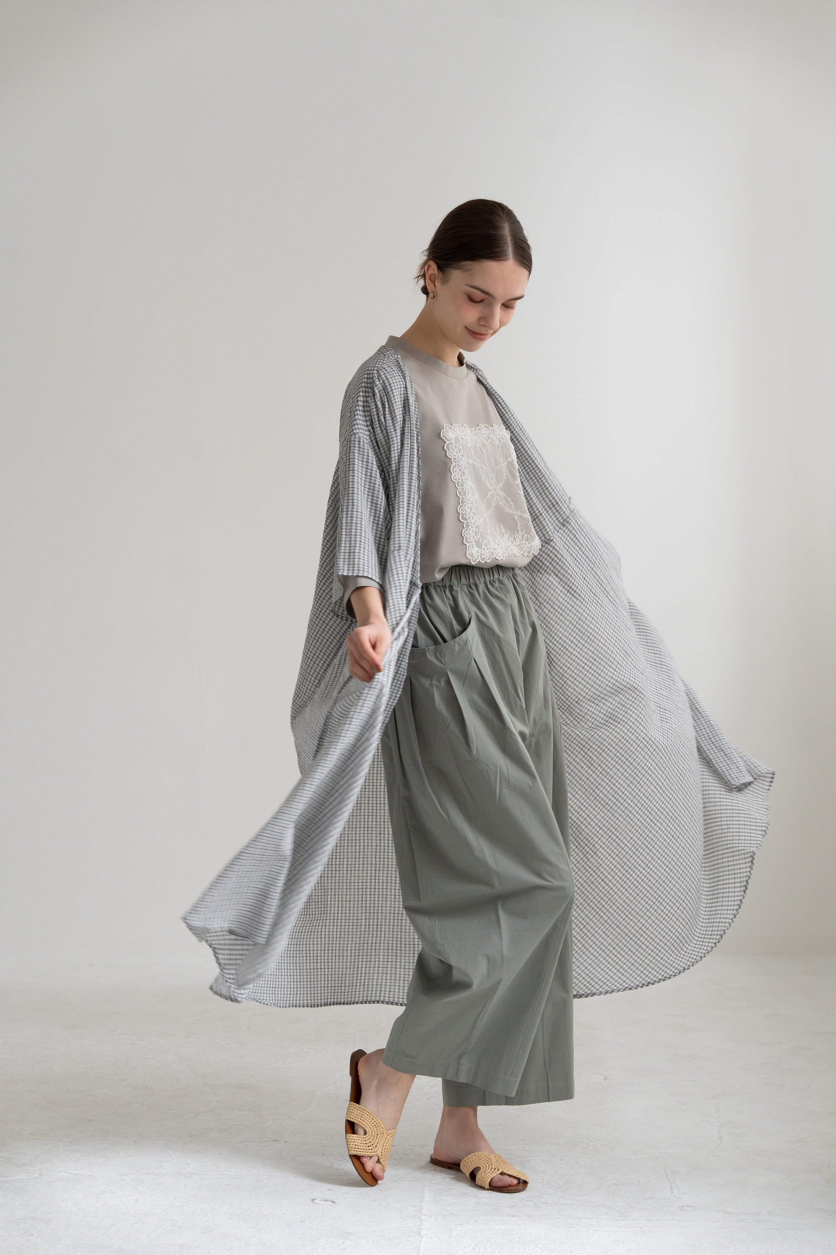 YARRA　シングルガーゼカシュクールワンピース　YR-1644-203