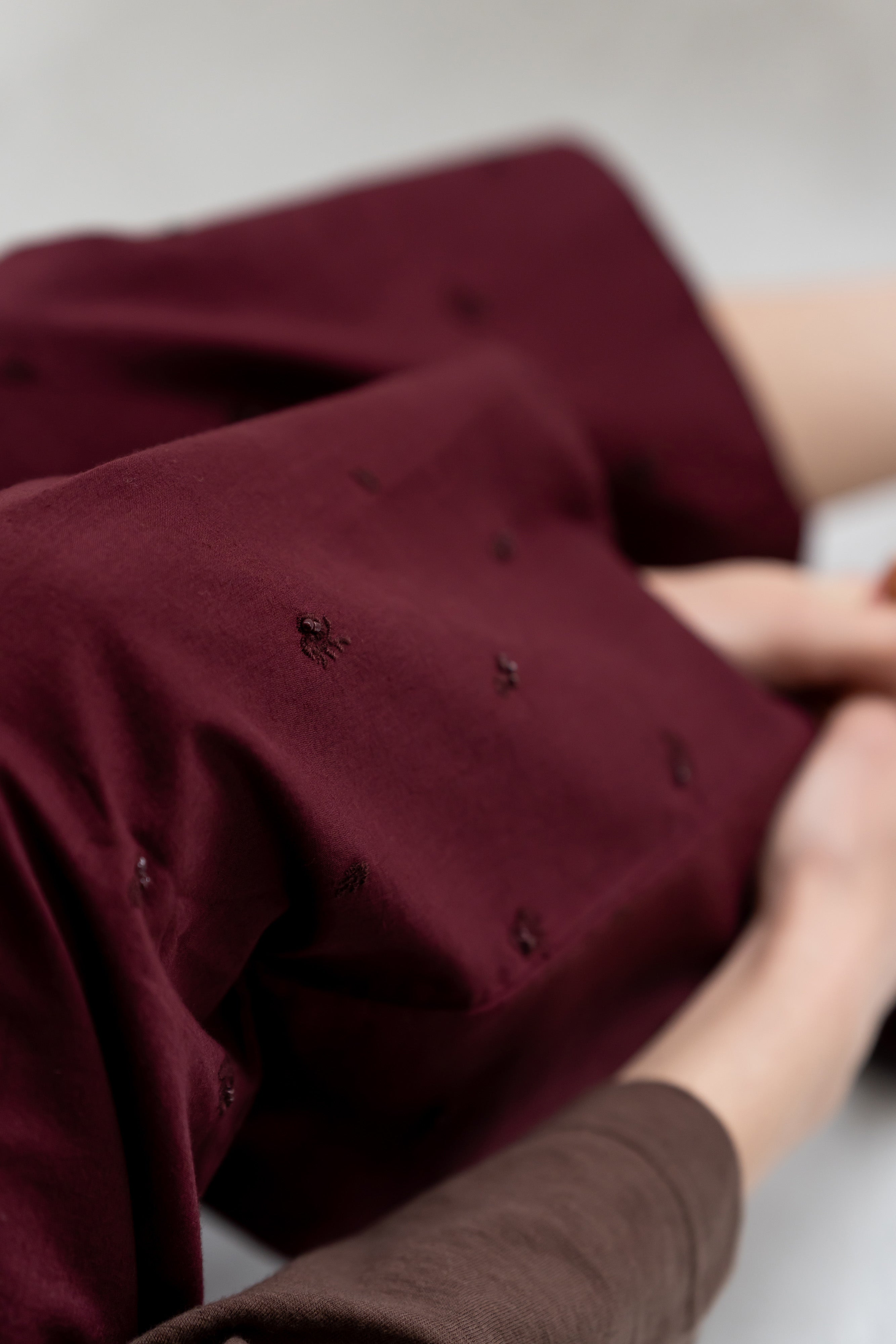 YARRA　INDIAビーズ刺繍パンツ　YR-1645-213