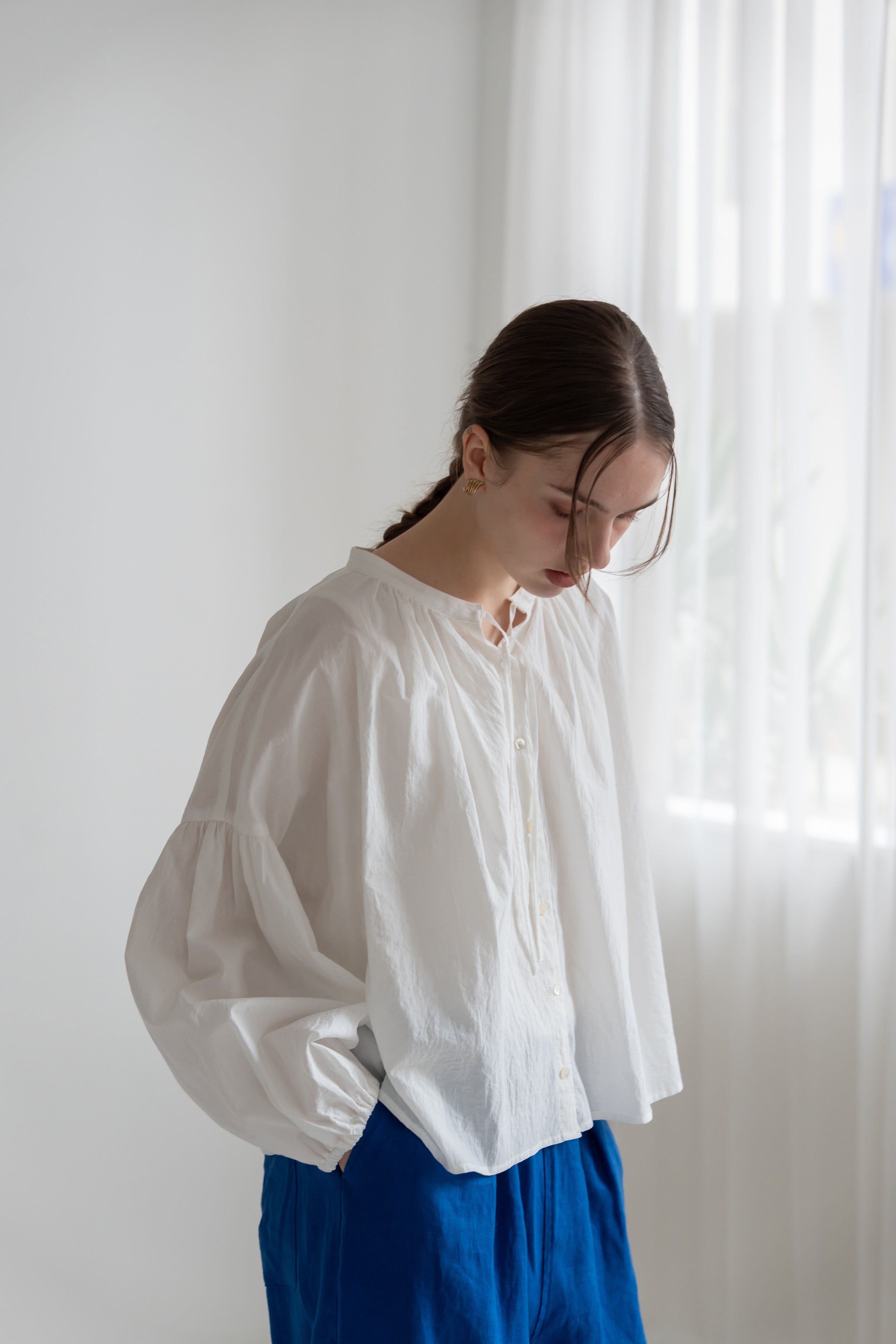 ami xYARRA ギャザーブラウス　YR-1623-311