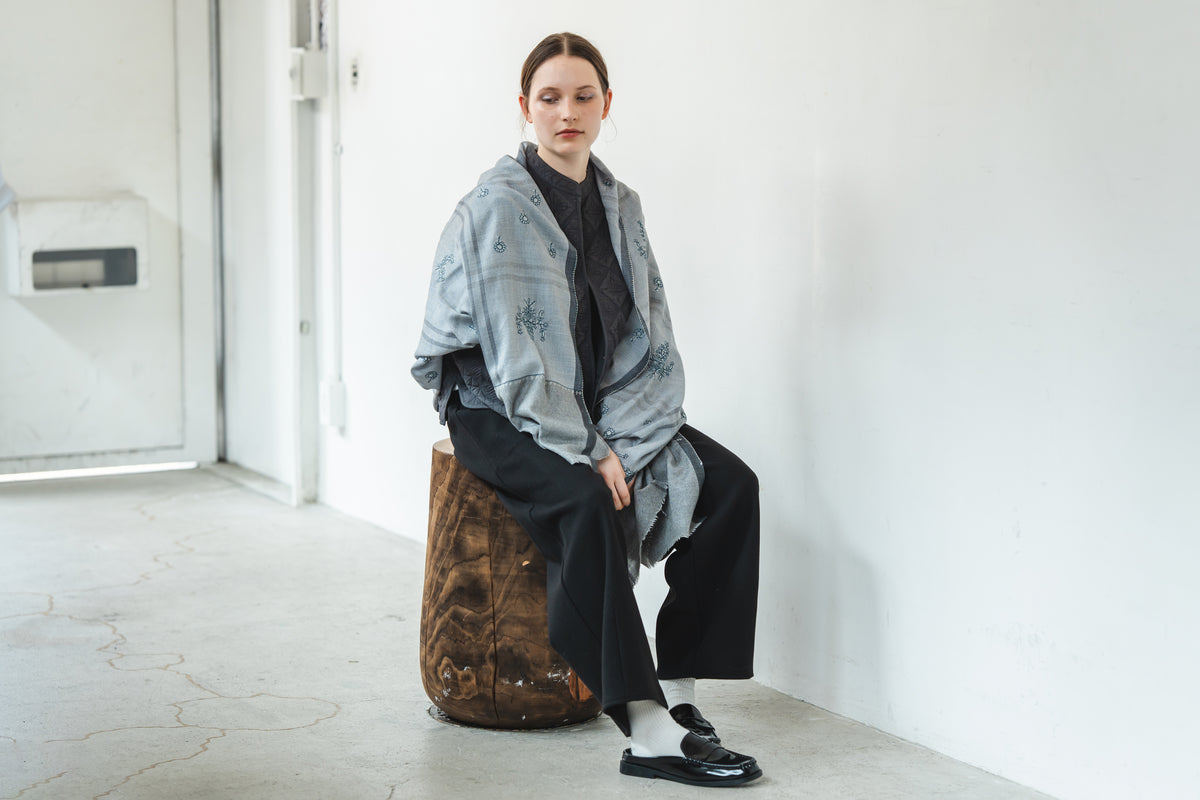 INDIA ウール×シルクストール