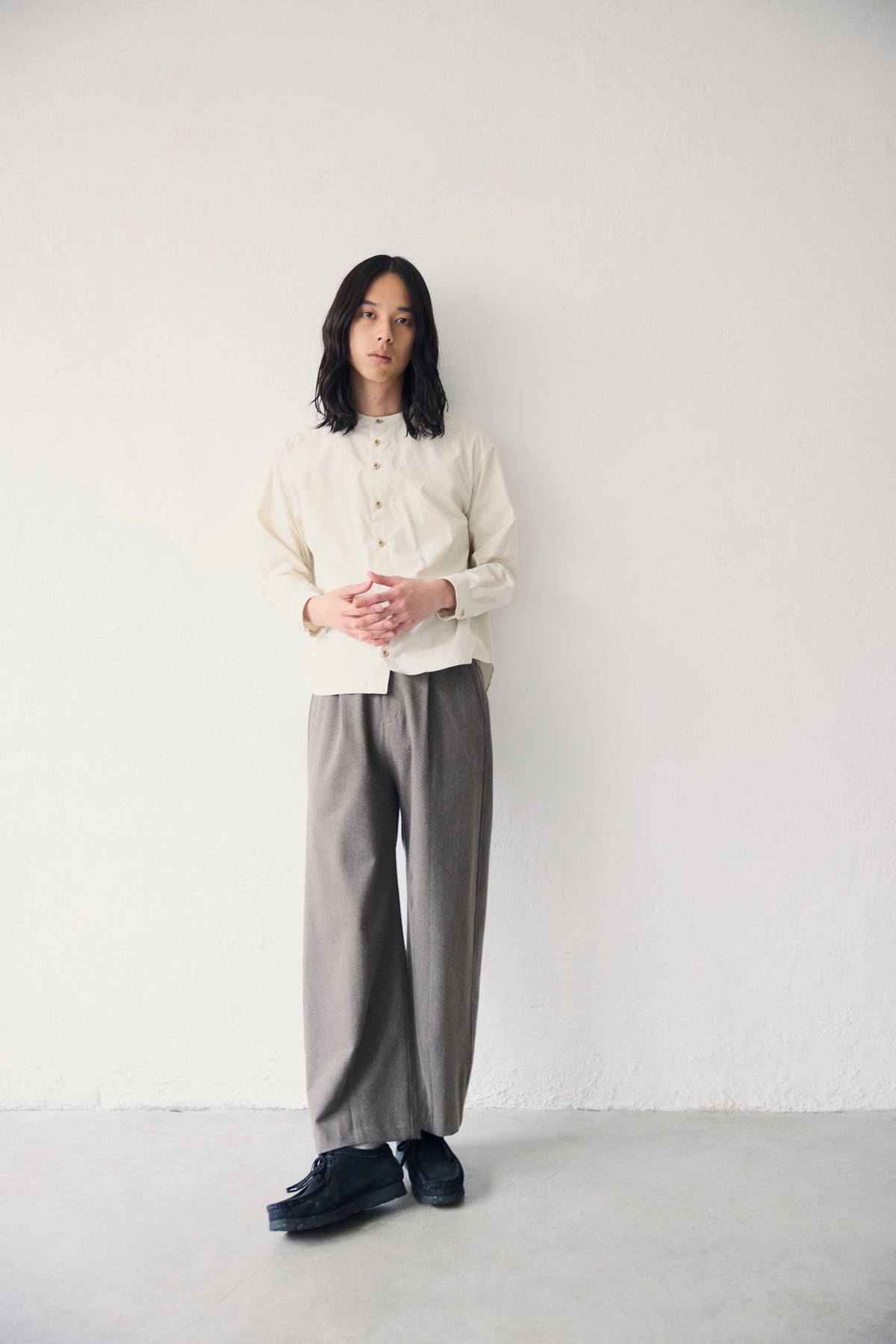 YARRA NEU　MICRO WALE コーデュロイシャツ　NU-5653-436