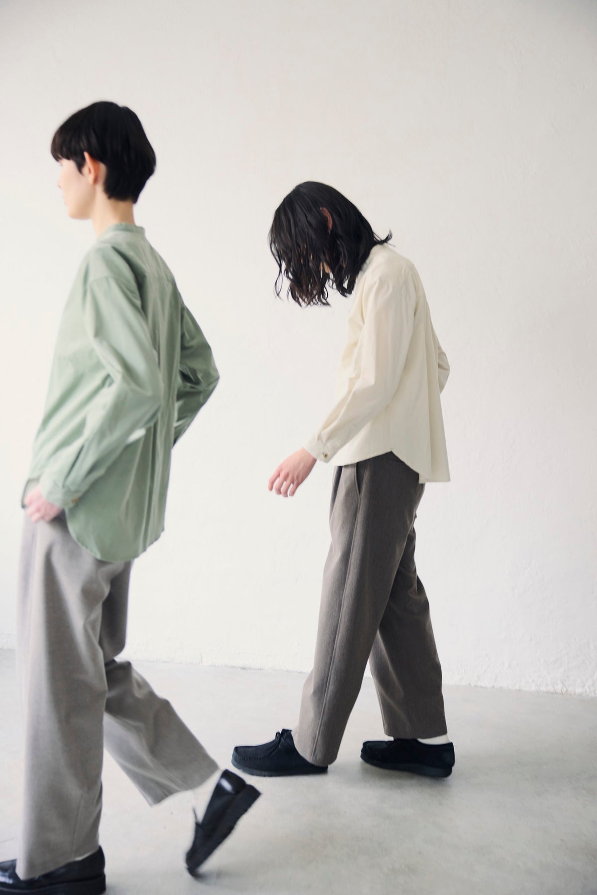 YARRA NEU　MICRO WALE コーデュロイシャツ　NU-5653-436