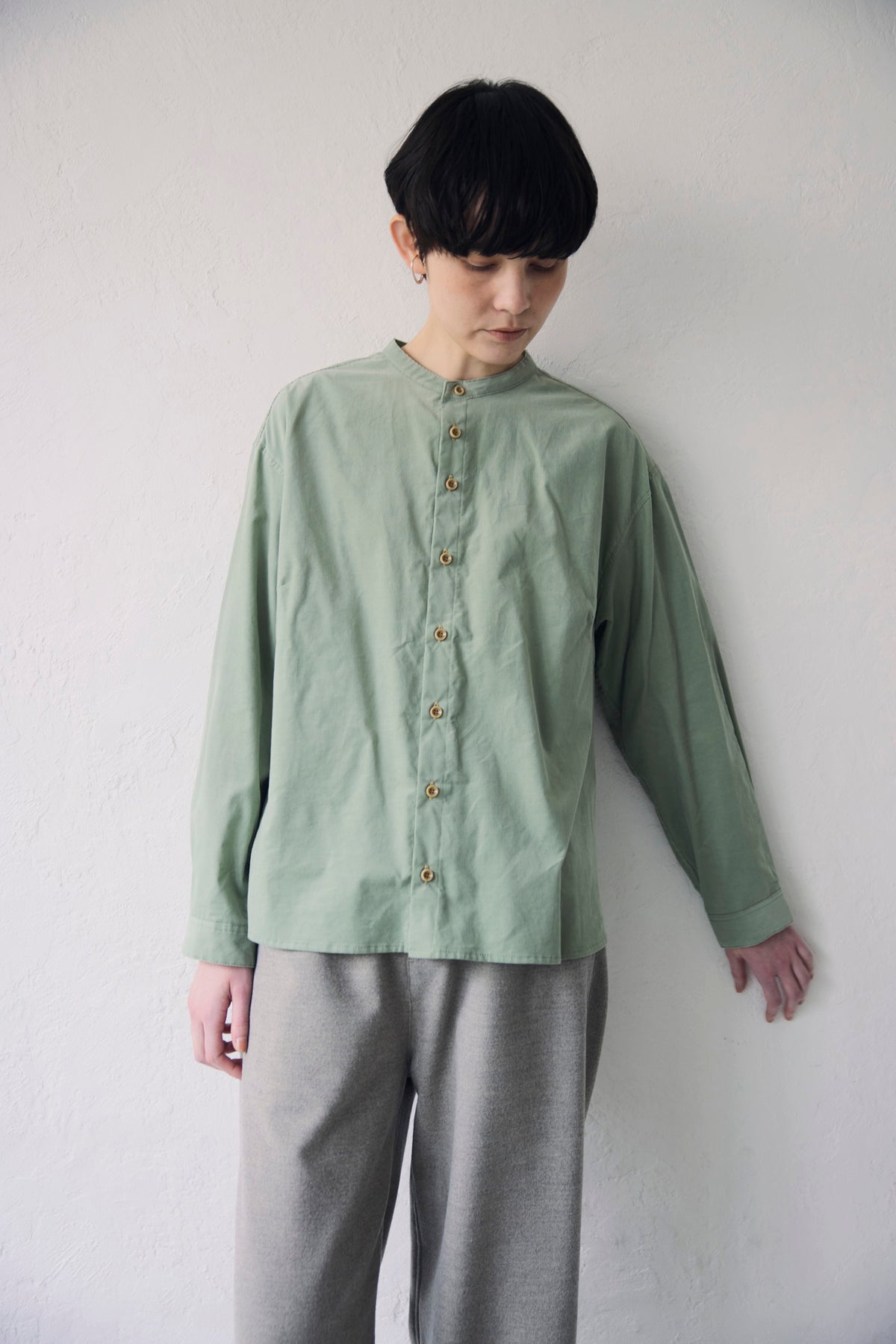 YARRA NEU　MICRO WALE コーデュロイシャツ　NU-5653-436
