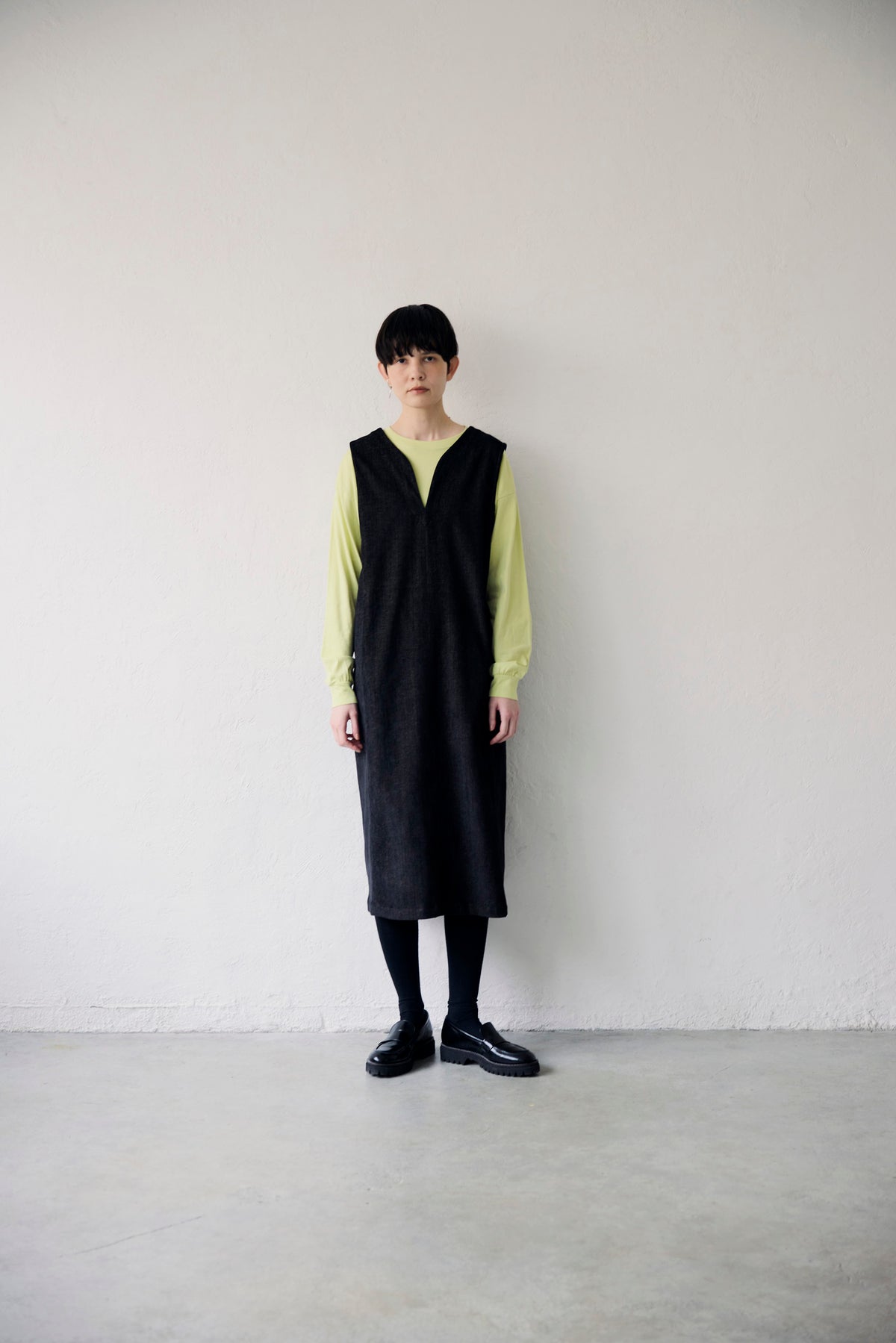 YARRA NEU　シアバター加工コットンロングスリーブTシャツ　NU-5651-427