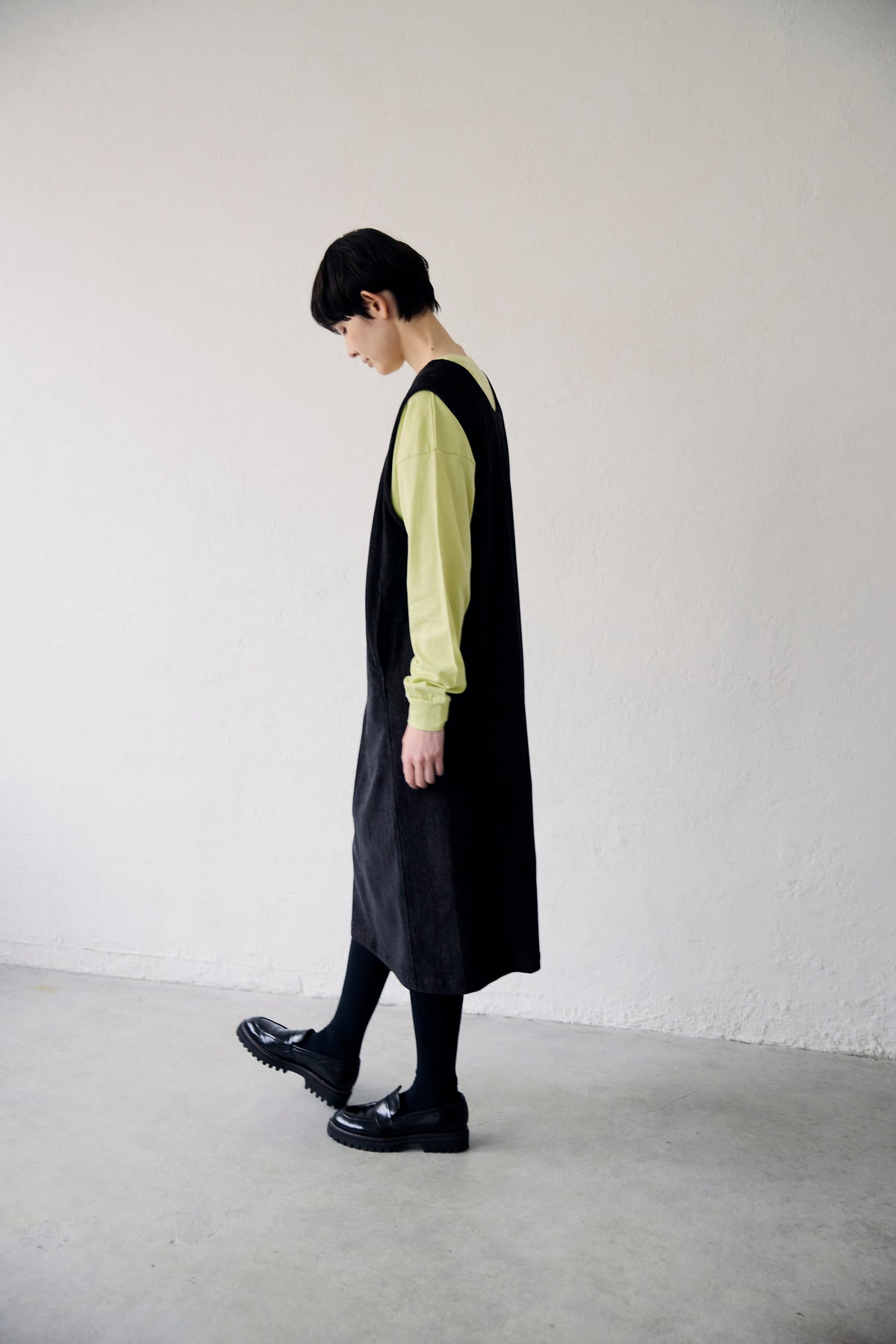 YARRA NEU　シアバター加工コットンロングスリーブTシャツ　NU-5651-427
