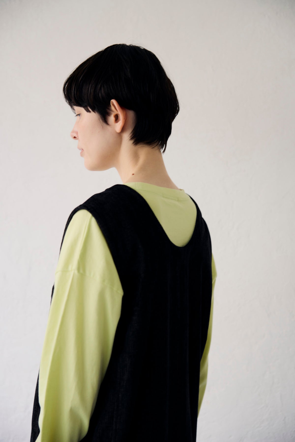 YARRA NEU　シアバター加工コットンロングスリーブTシャツ　NU-5651-427