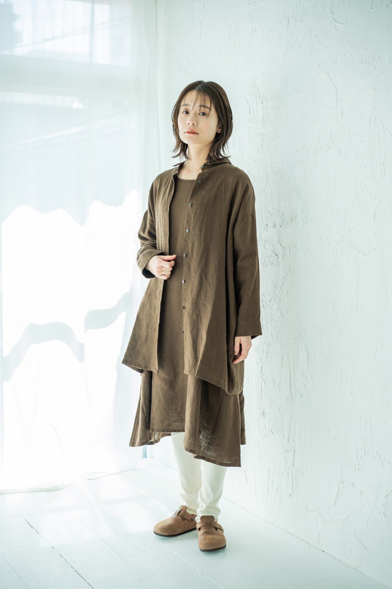 YARRA　リトアニアリネンワンピース　YR-1444-209