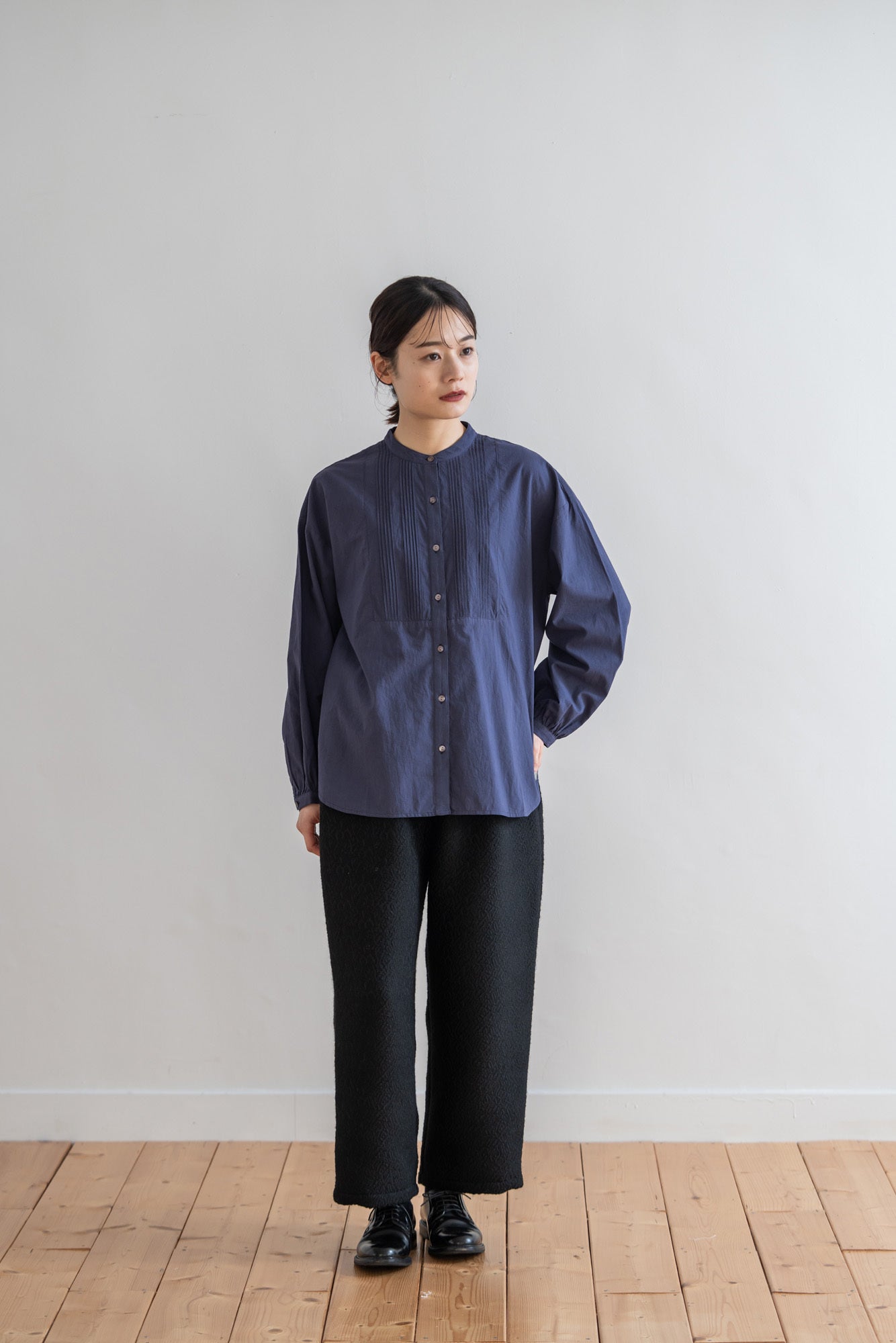 YARRA INDIAフロントタックヨークブラウス YR-1543-232