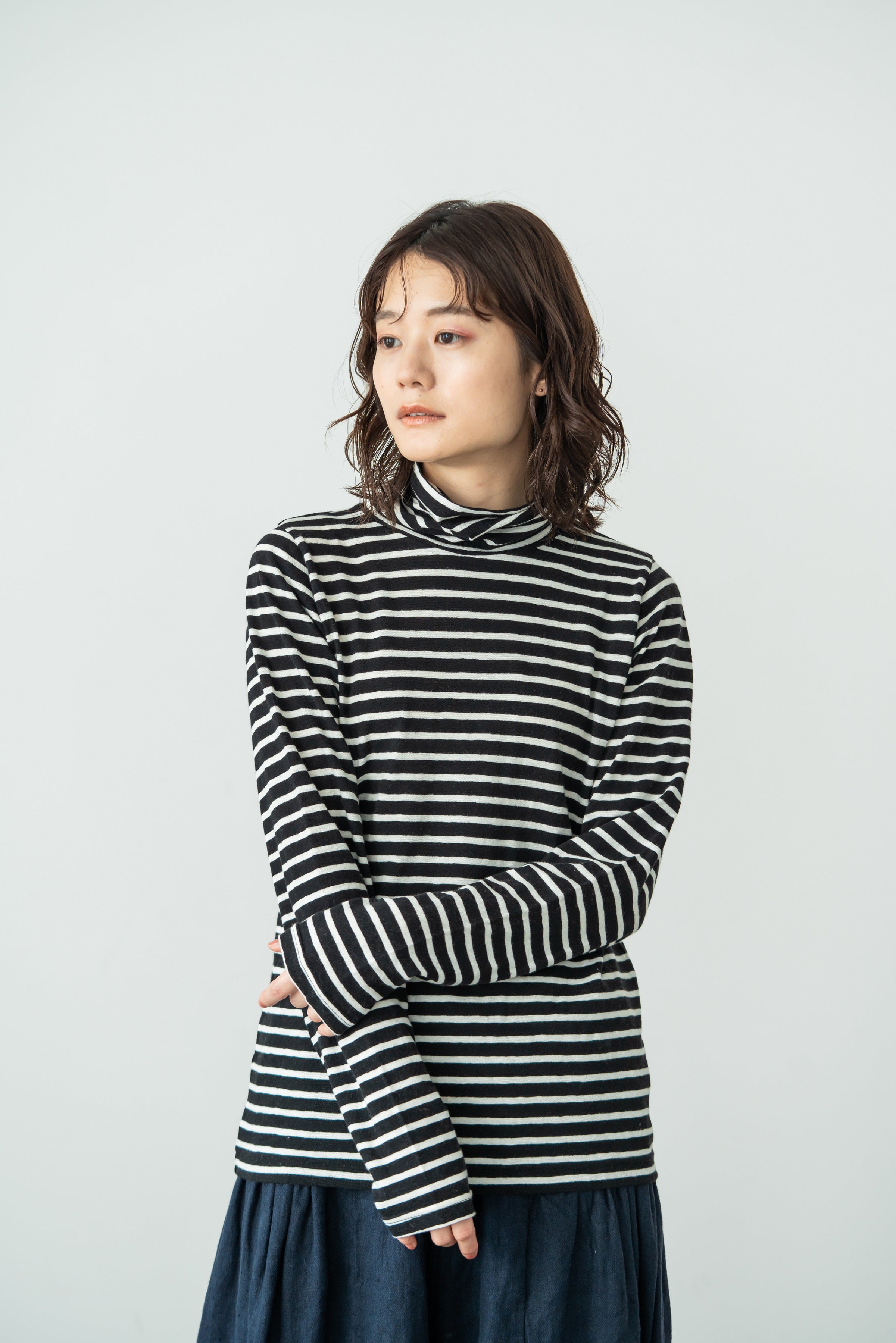 YARRA　エコリバイバルタートルプルオーバー　YR-1451-241