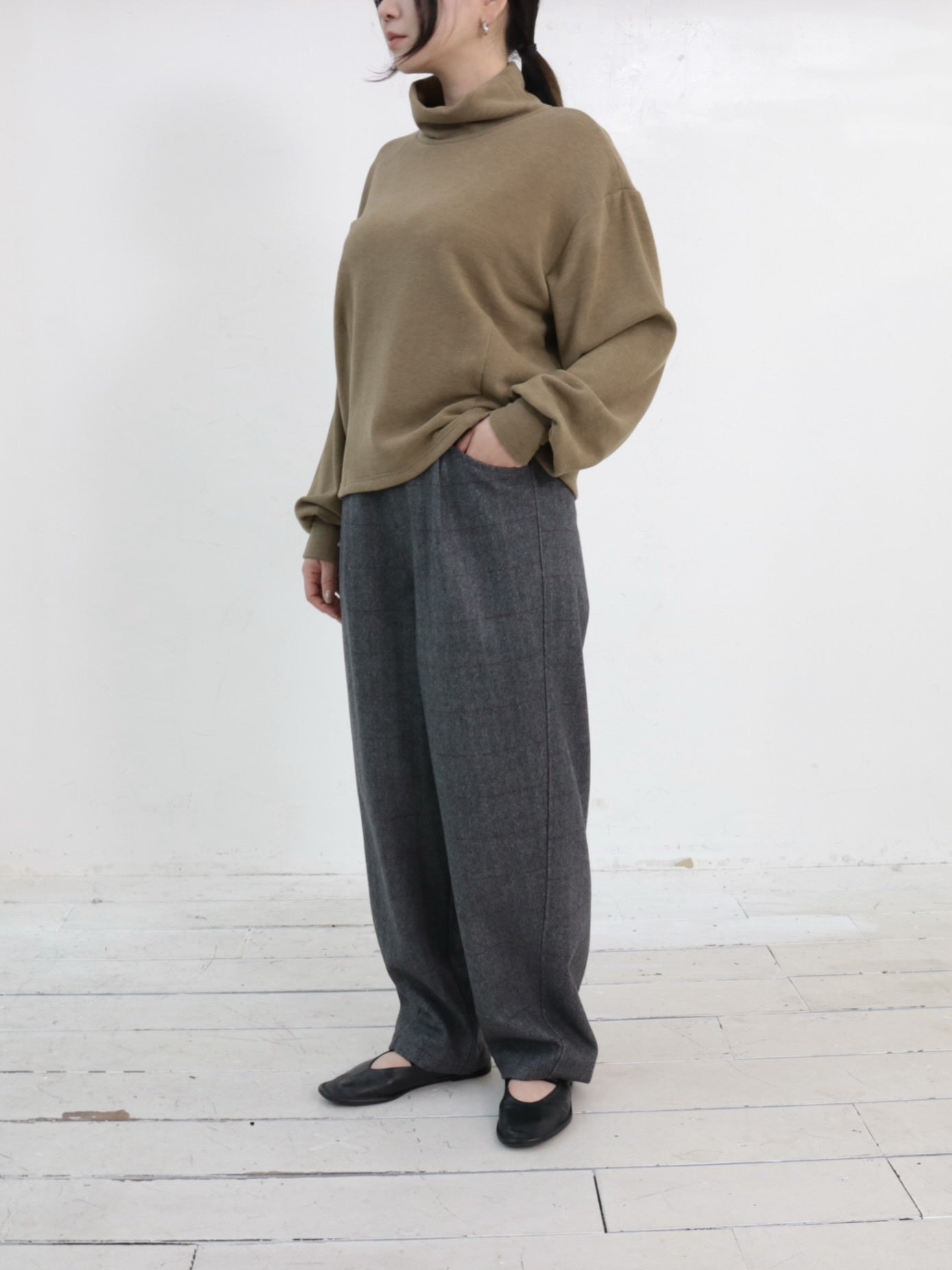 YARRA NEU ハイネックフリースTOPS NU-5551-416