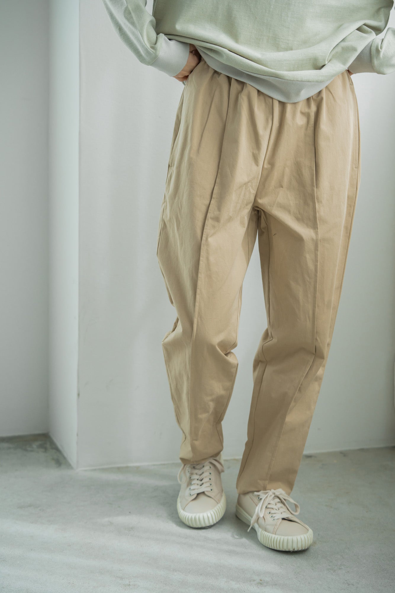 YARRA　バックサテンスリムパンツ　YR-1415-210
