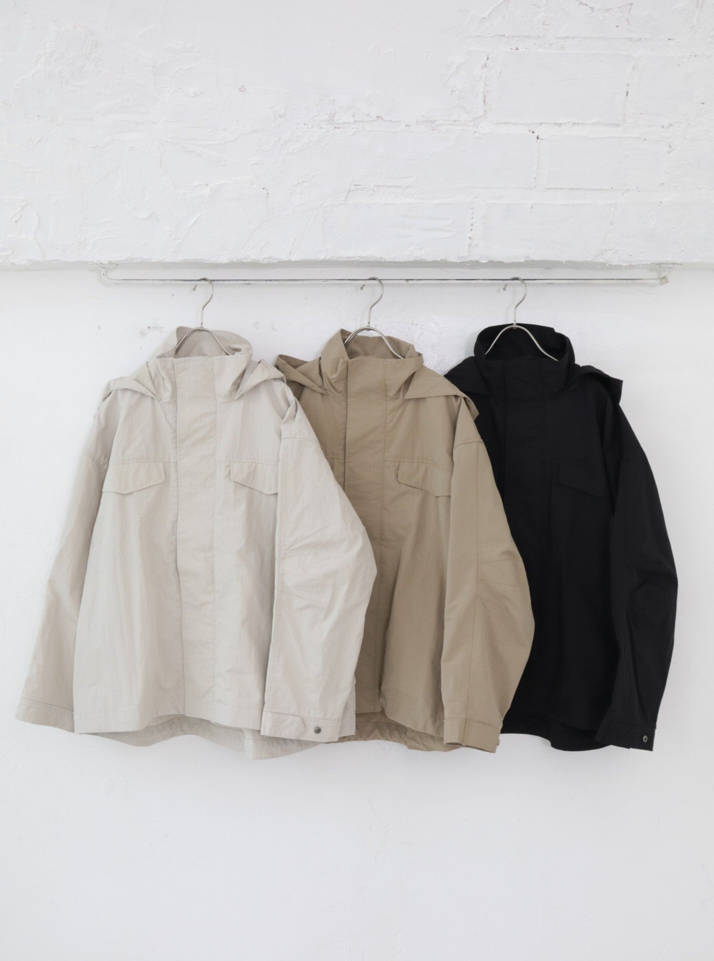 YARRA NEU　C/NYフード付ミドルブルゾン　NU-5547-413