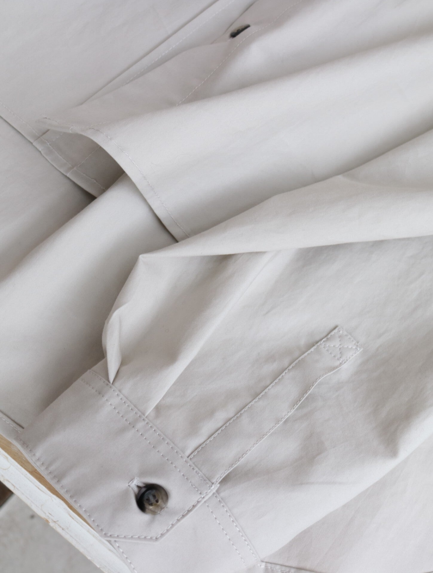 YARRA NEU　オーガニックコットンダンプシャツ　NU-5543-409