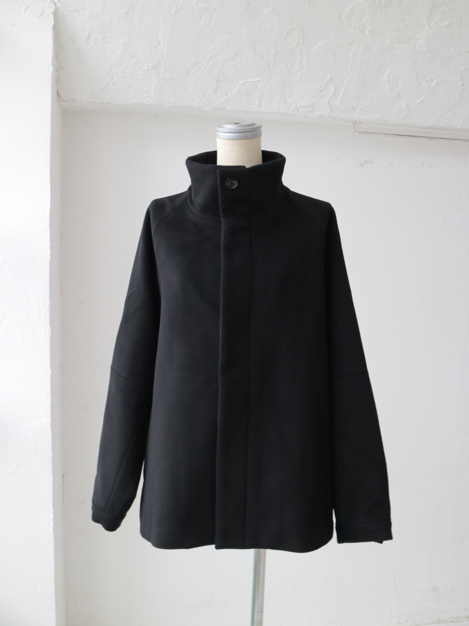 YARRA NEU　カシミヤ混ウールスタンドジャケット　NU-5557-428