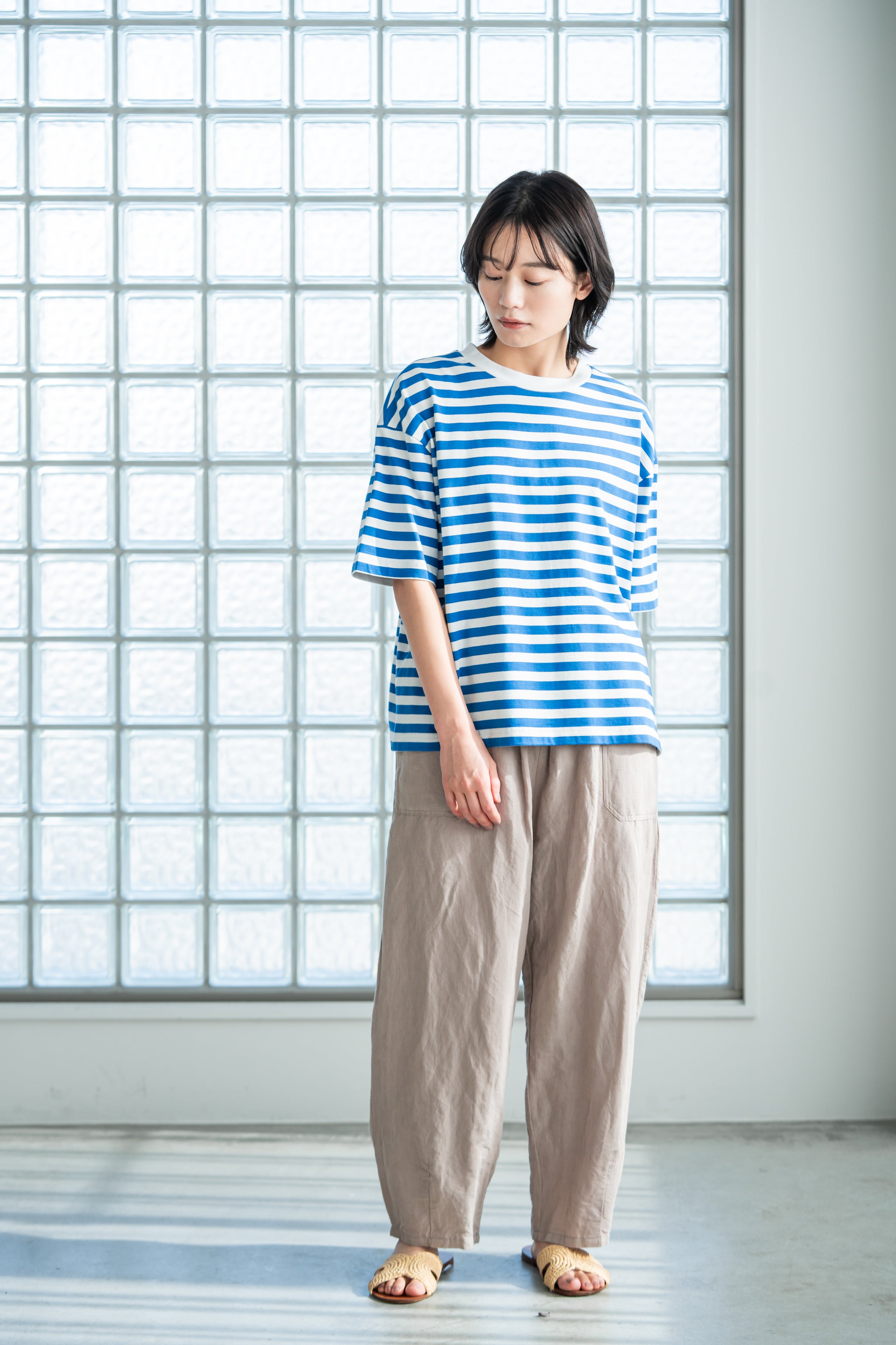 YARRA　ボックスシルエット半袖TEE　YR-1421-249