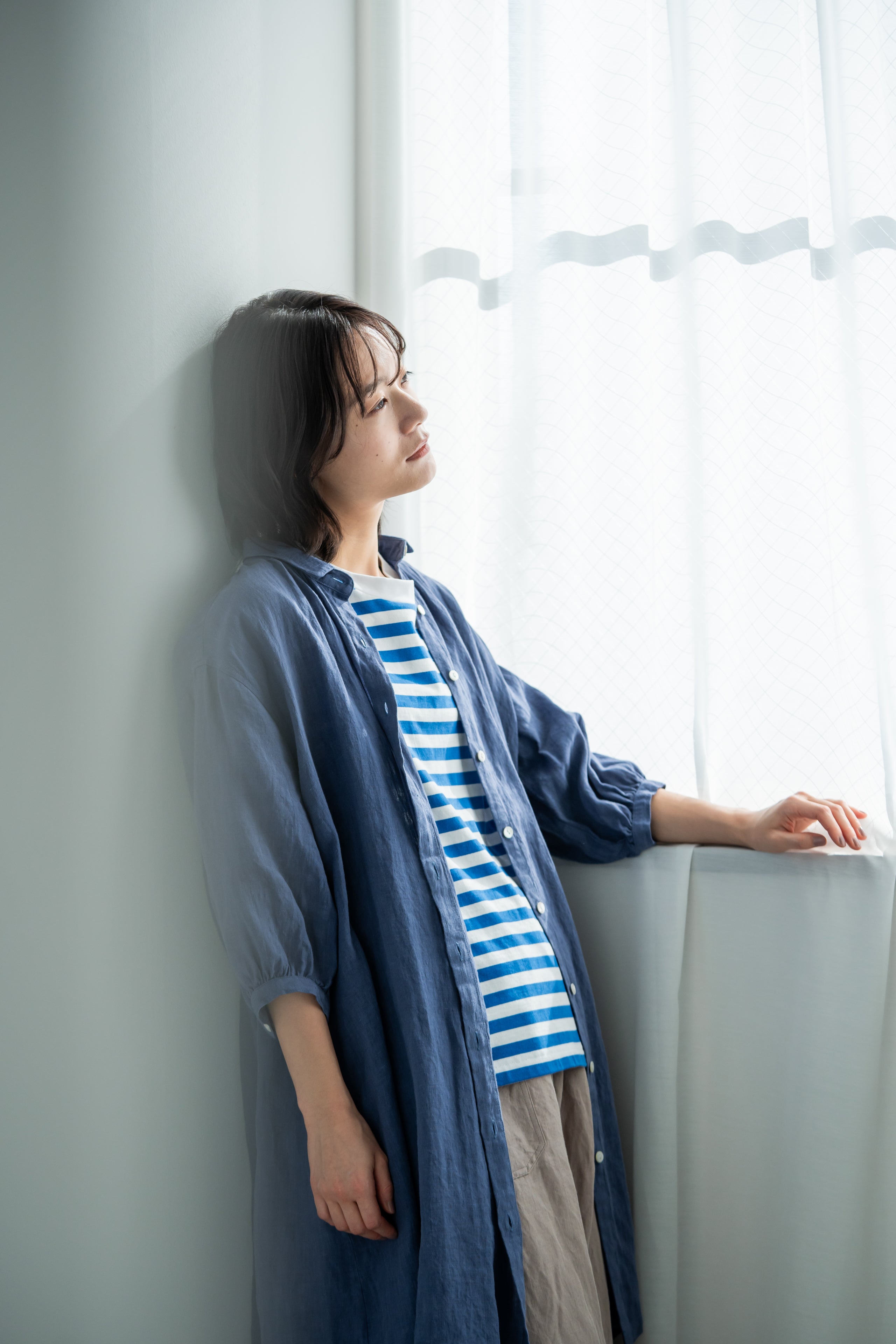 YARRA　ボックスシルエット半袖TEE　YR-1421-249