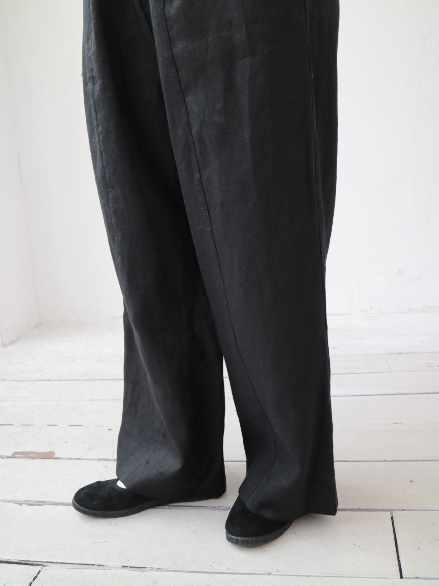 YARRA　リネン100デザインパンツ　YR-1545-216