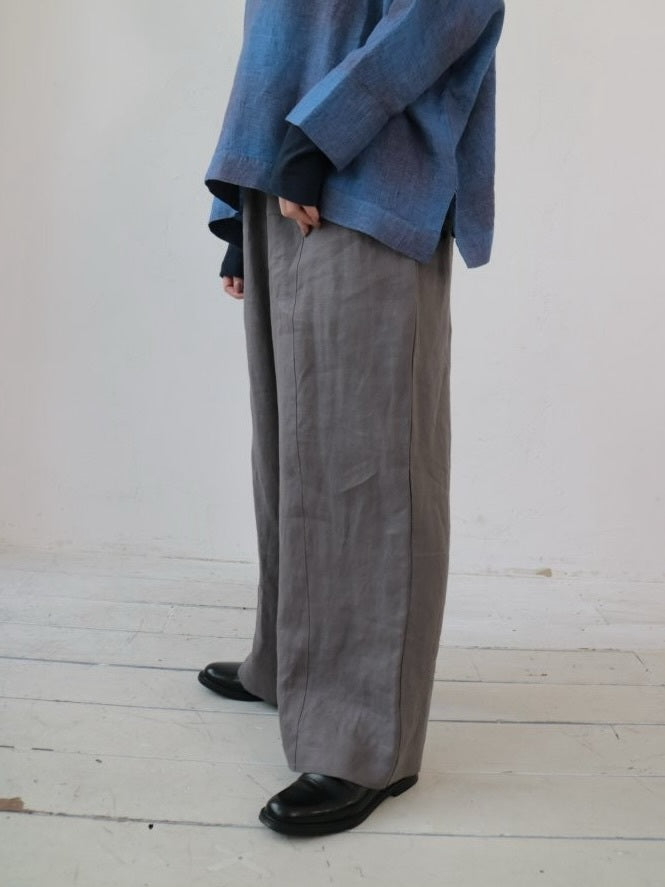 YARRA　リネン100デザインパンツ　YR-1545-216