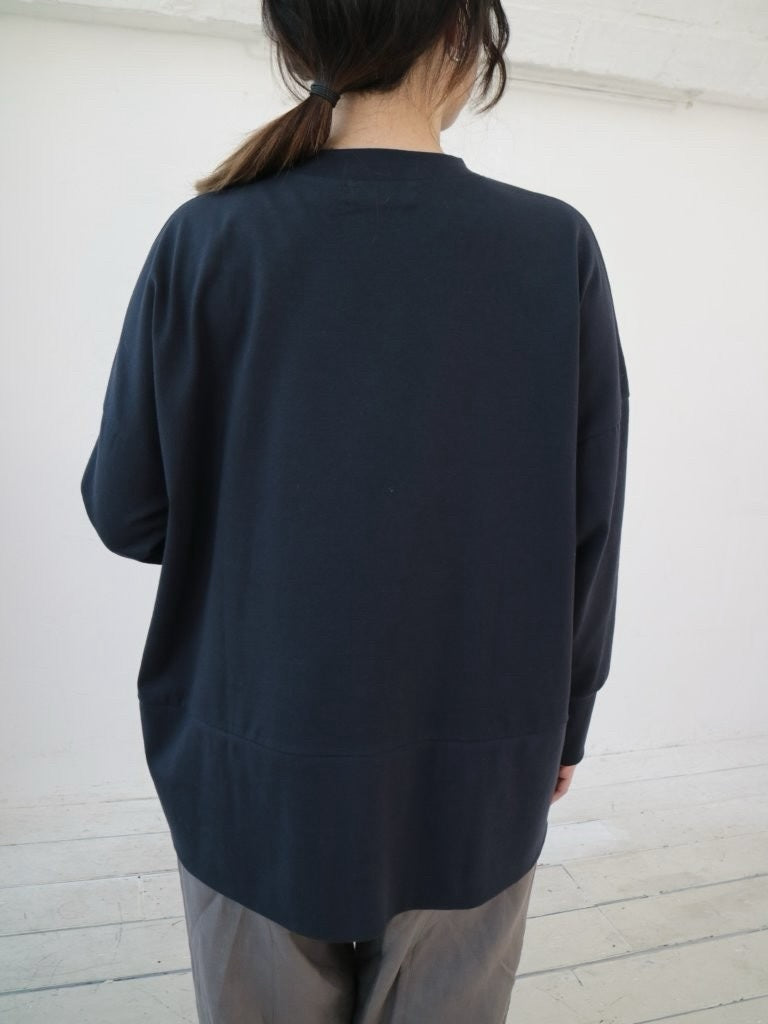 YARRA　コーマ天竺ワイドプルオーバー　YR-1541-223