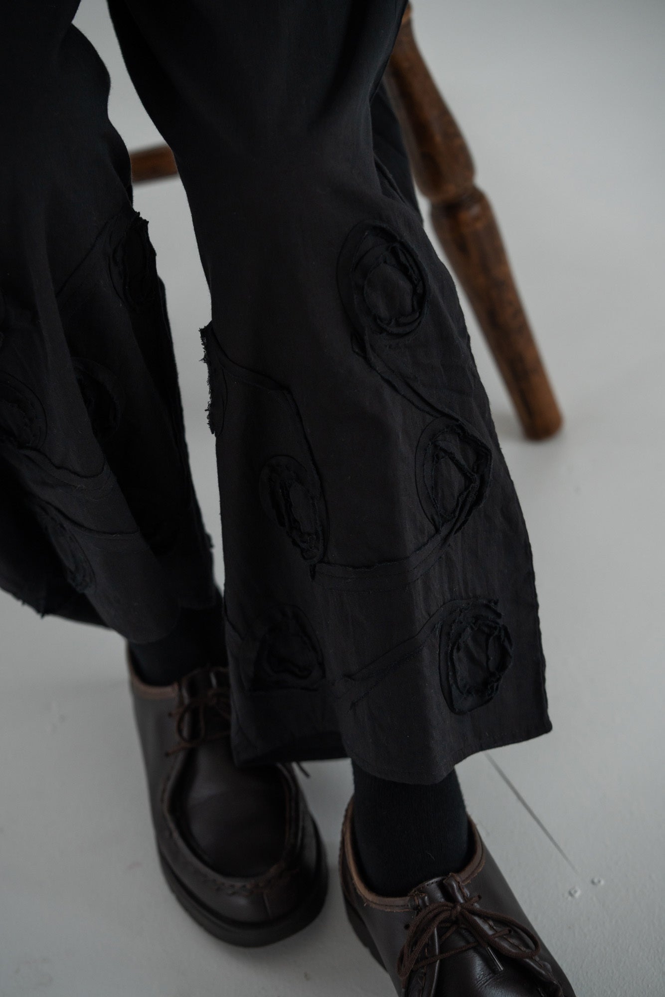 YARRA　INDIAドットテープ刺繍パンツ　YR-1545-209