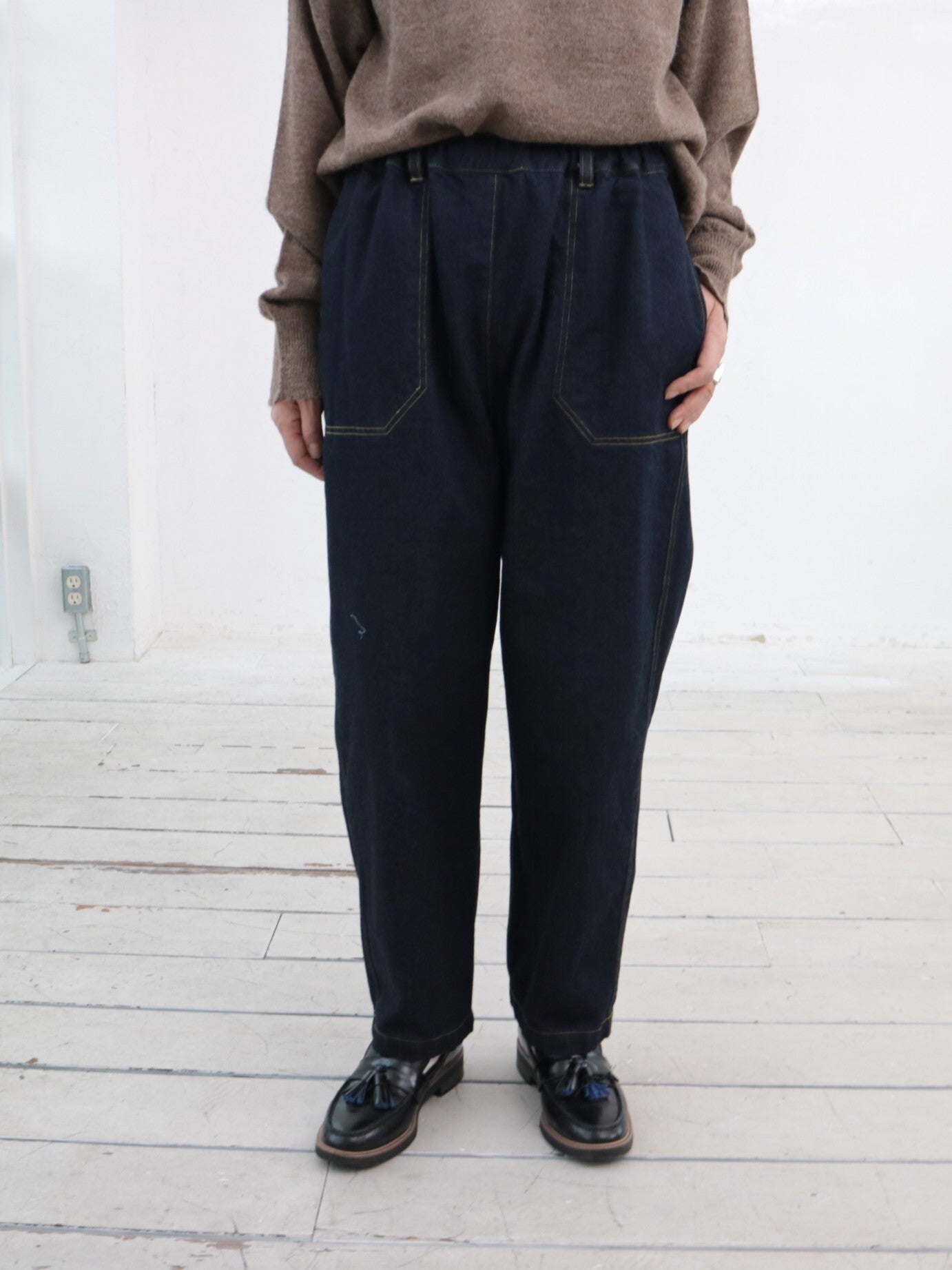 YARRA NEU 12OZムラ糸デニムイージーパンツ NU-5545-412