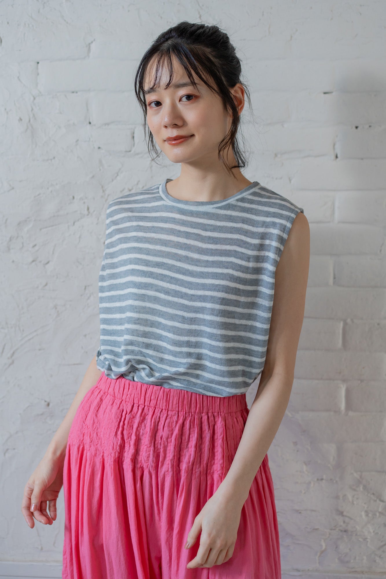 YARRA　ＩＮＤＩＡピンタックパンツ　YR-1525-261