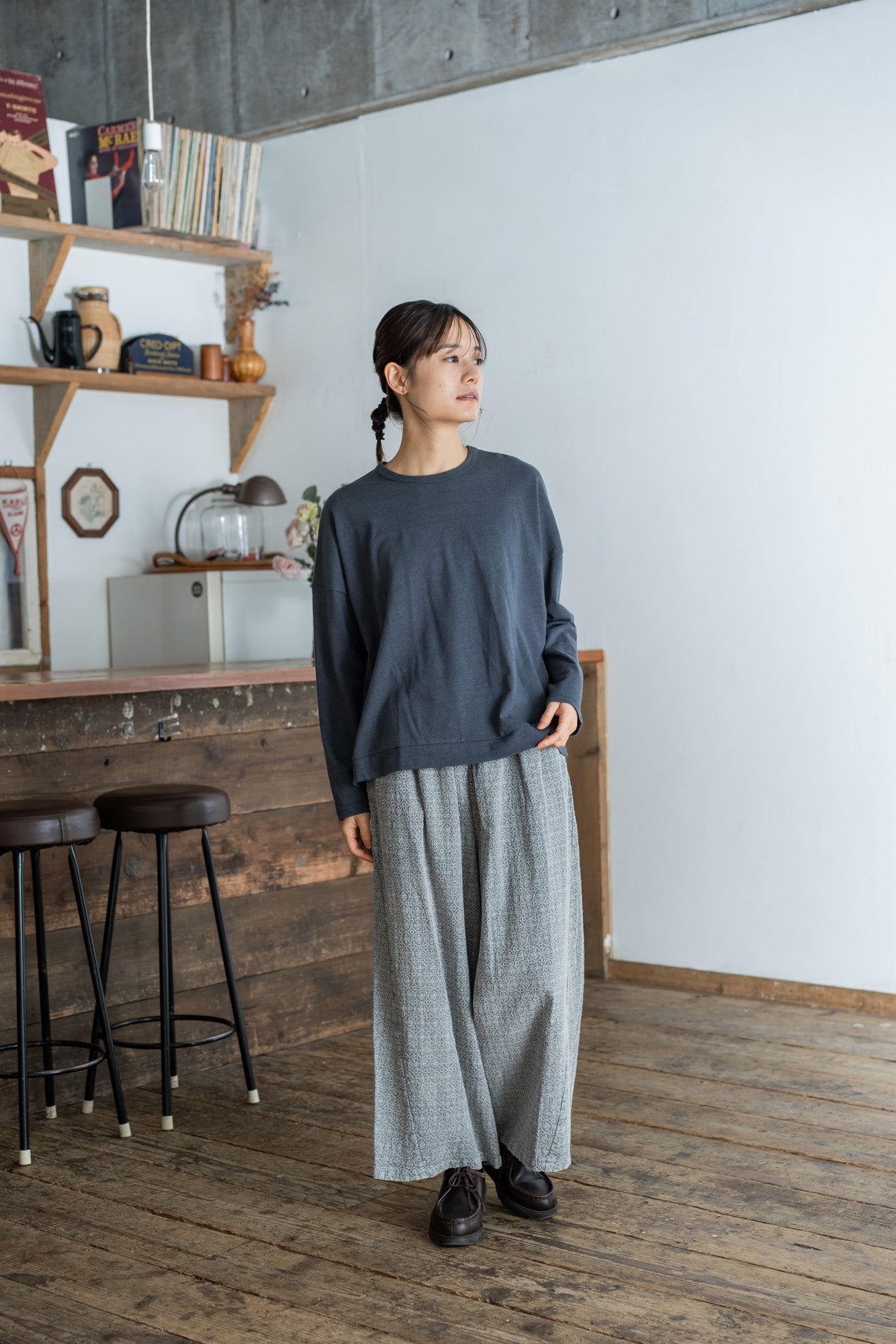 YARRA　INDIAエンザイム刺繍パンツ　YR-1515-235