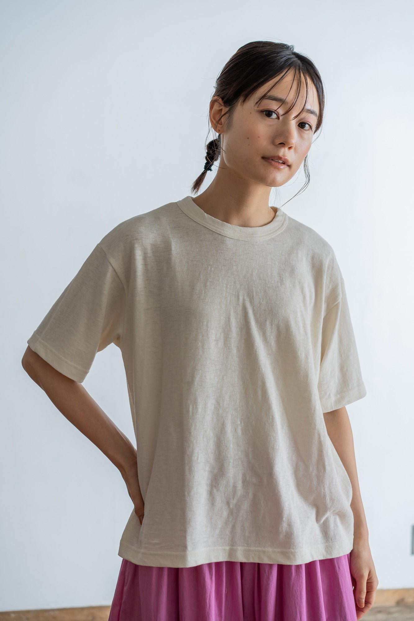 YARRA　エコリバイバル半袖TEE　YR-1511-202