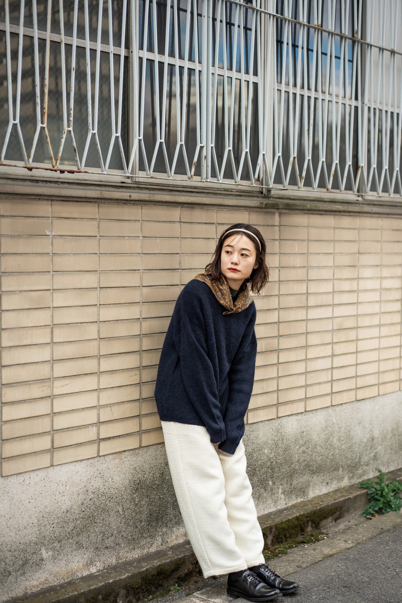 YARRA モヘアブレンドニットプルオーバー YR-1542-226