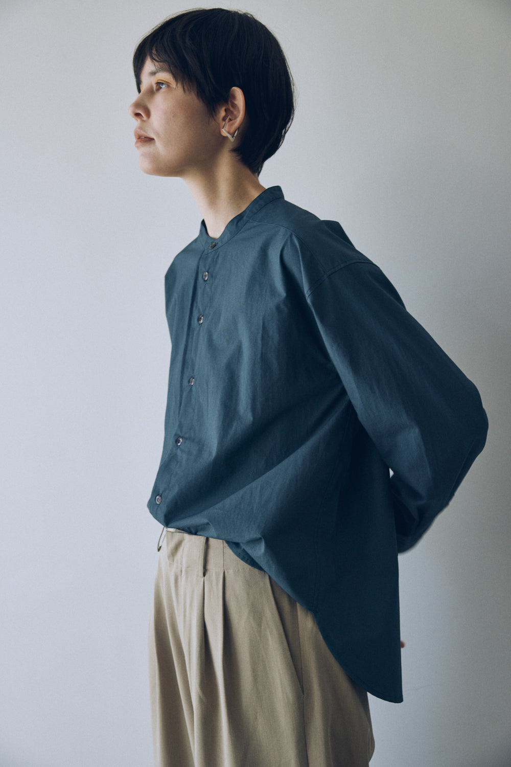 トップス CLN WELLTECT】フリルデザインプルオーバー